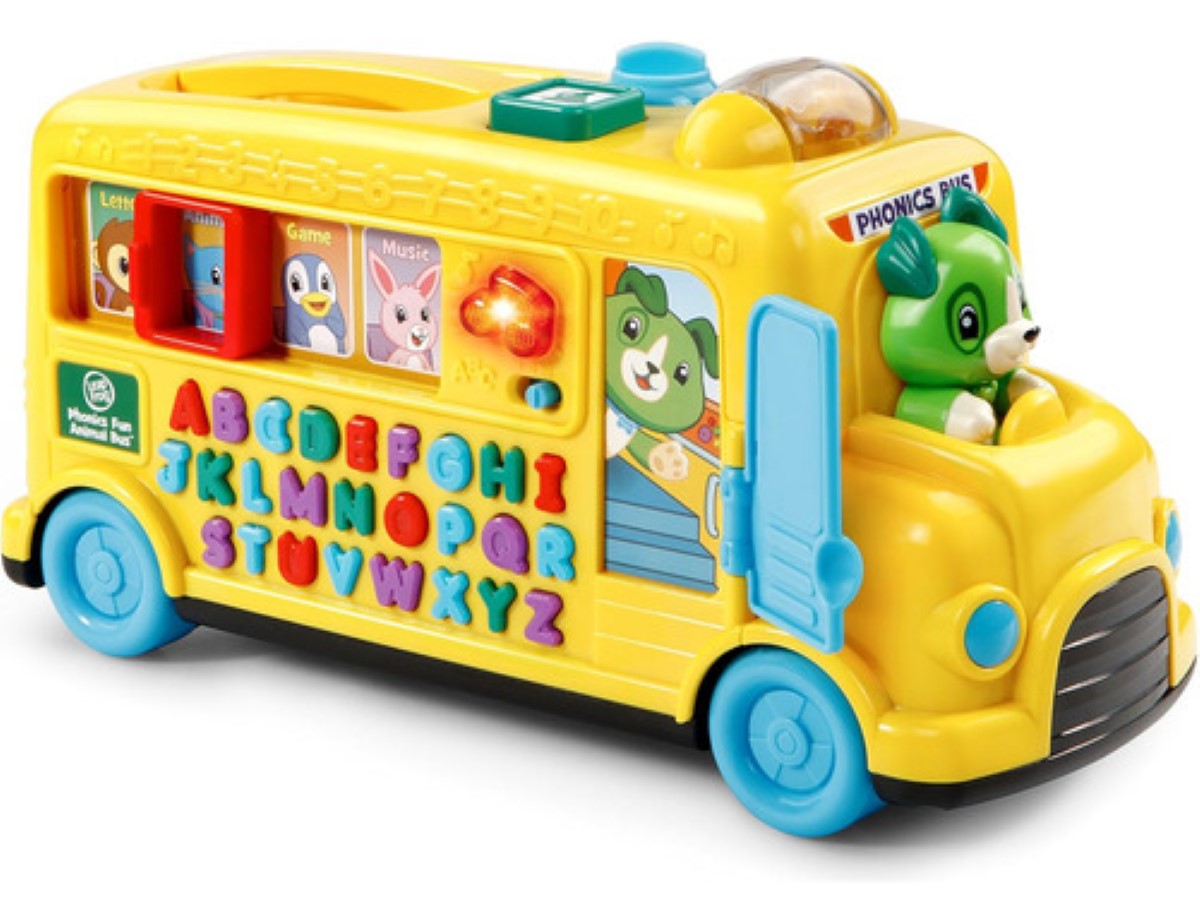 Autobus Leap Frog Niños Infantil Letras Y Animales amarillo