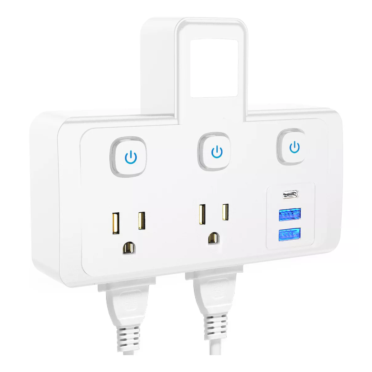 Multicontactos Usb, Interruptor Independiente Y Luz Nocturna