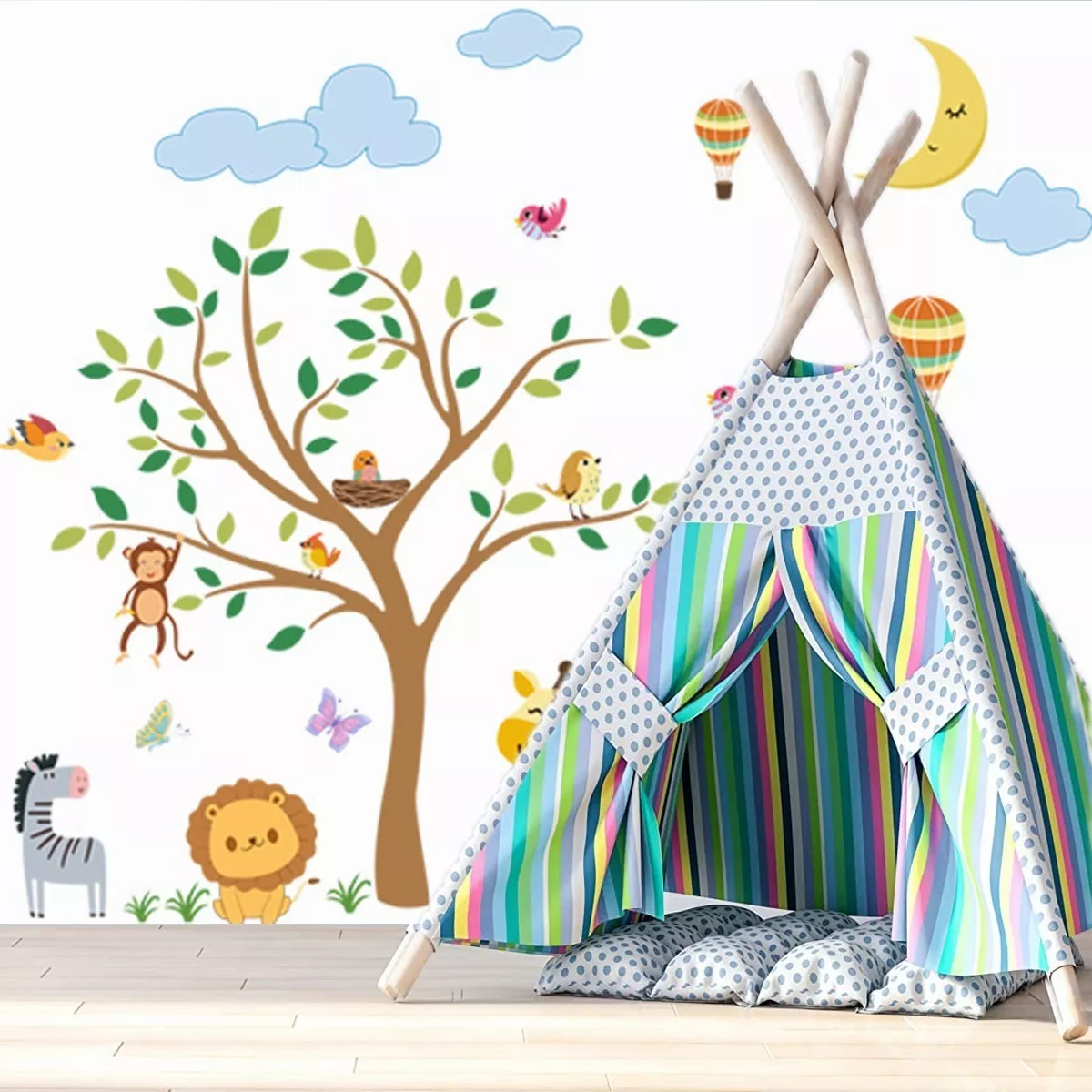 Pegatinas Sticker De Pared Infantiles Dibujos Animados