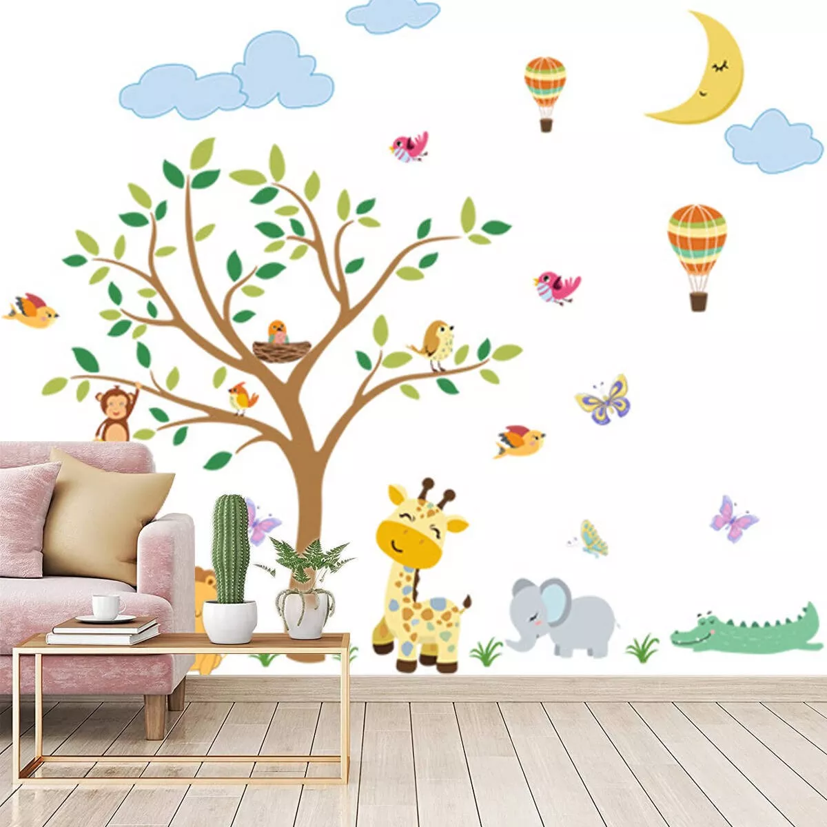 Pegatinas Sticker De Pared Infantiles Dibujos Animados