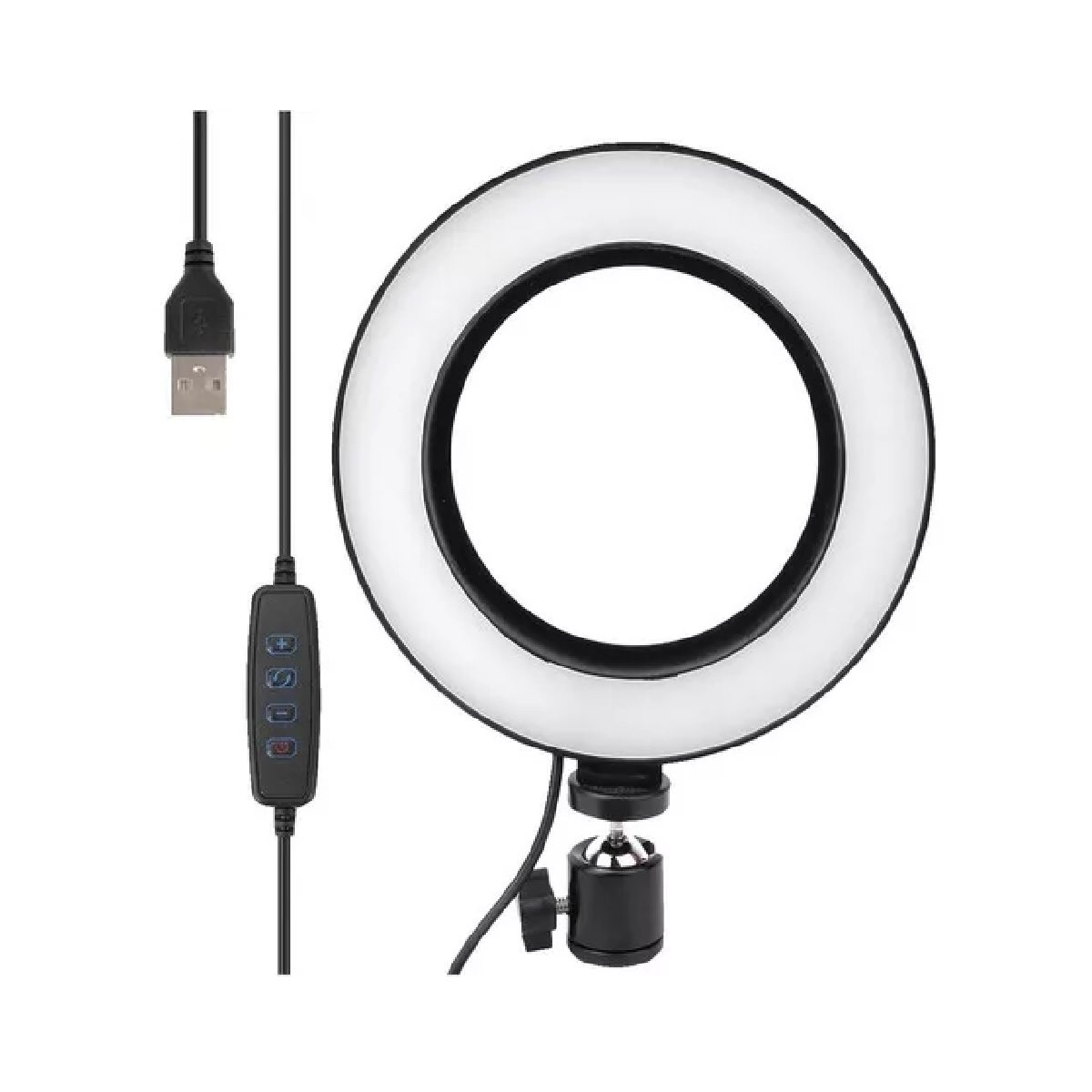 Aro De Luz LED 10 Pulgadas Trípode 26 Cm Soporte Celular