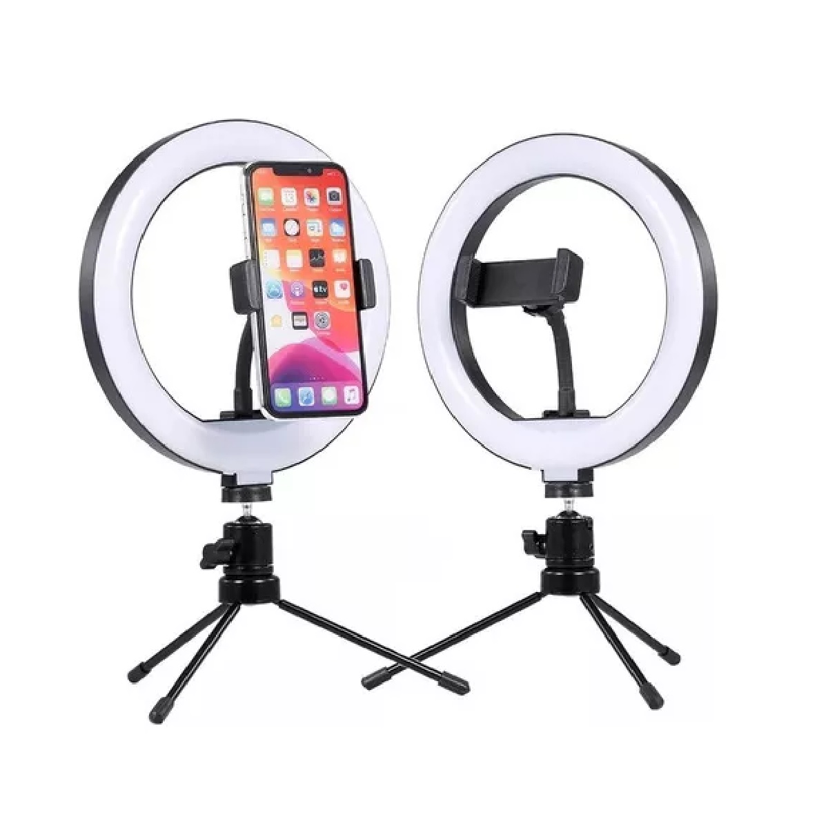 Aro De Luz LED 10 Pulgadas Trípode 26 Cm Soporte Celular