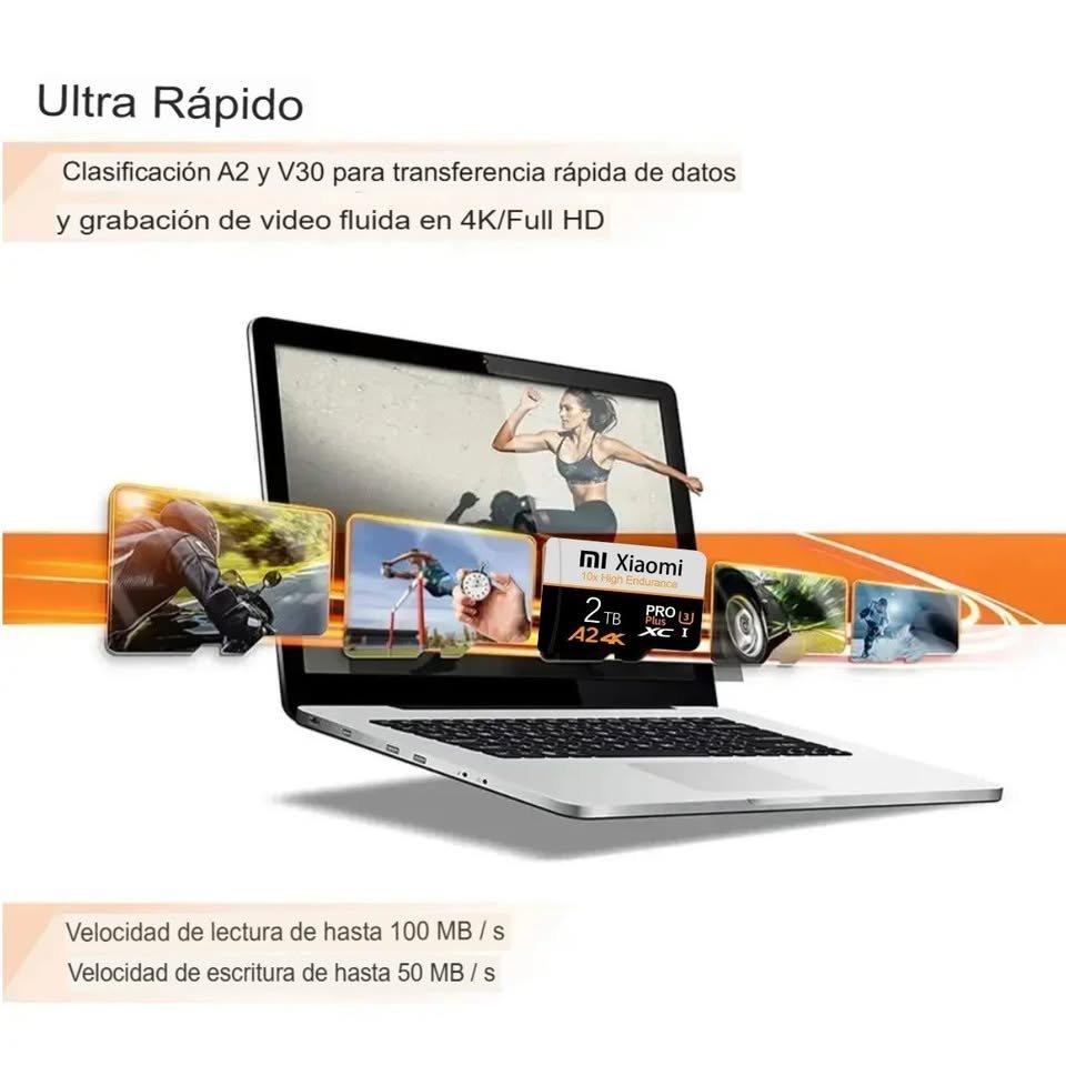 Memoria micro SD 256gb velocidad vídeo 4K SD PRO PLUS cel pc tablet cámara negro blanco portable