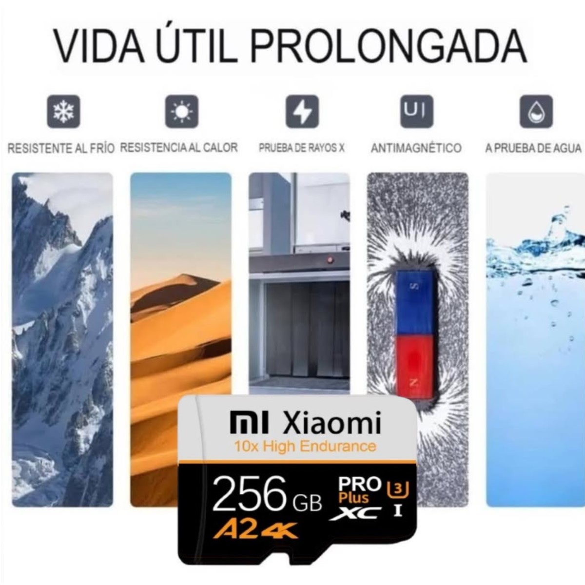 Memoria micro SD 256gb velocidad vídeo 4K SD PRO PLUS cel pc tablet cámara negro blanco portable