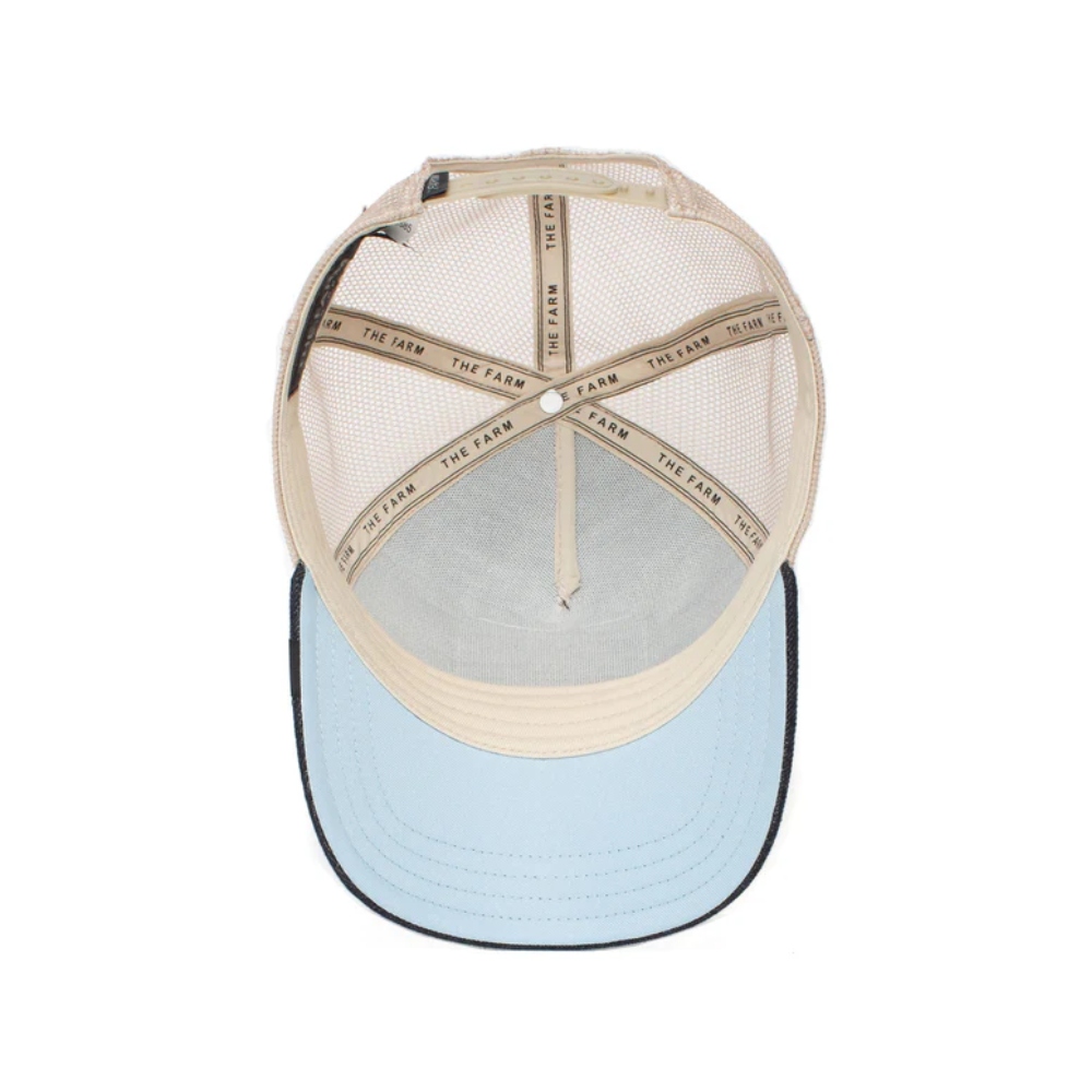 Gorra Goorin Bros Goat de Mezclilla Negro-Cafe 1010385