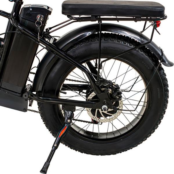 Bicicleta Electrica Plegable 48v 350v 7 Velocidades 32km/h Negro E-Be