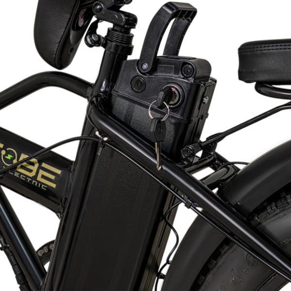 Bicicleta Electrica Plegable 48v 350v 7 Velocidades 32km/h Negro E-Be