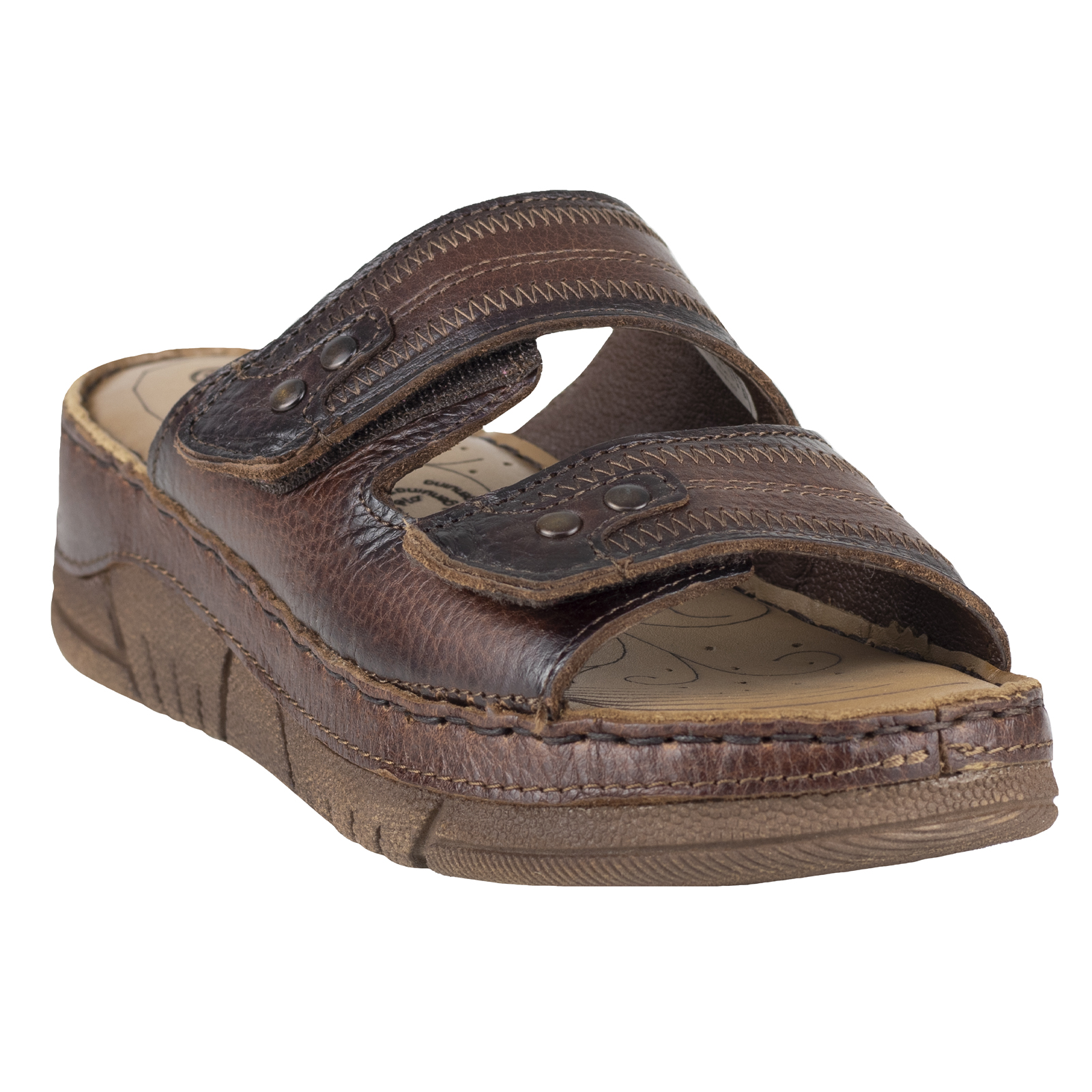 Huarache Mujer Lobo Solo 1711 Besani Plataforma Doble Velcro