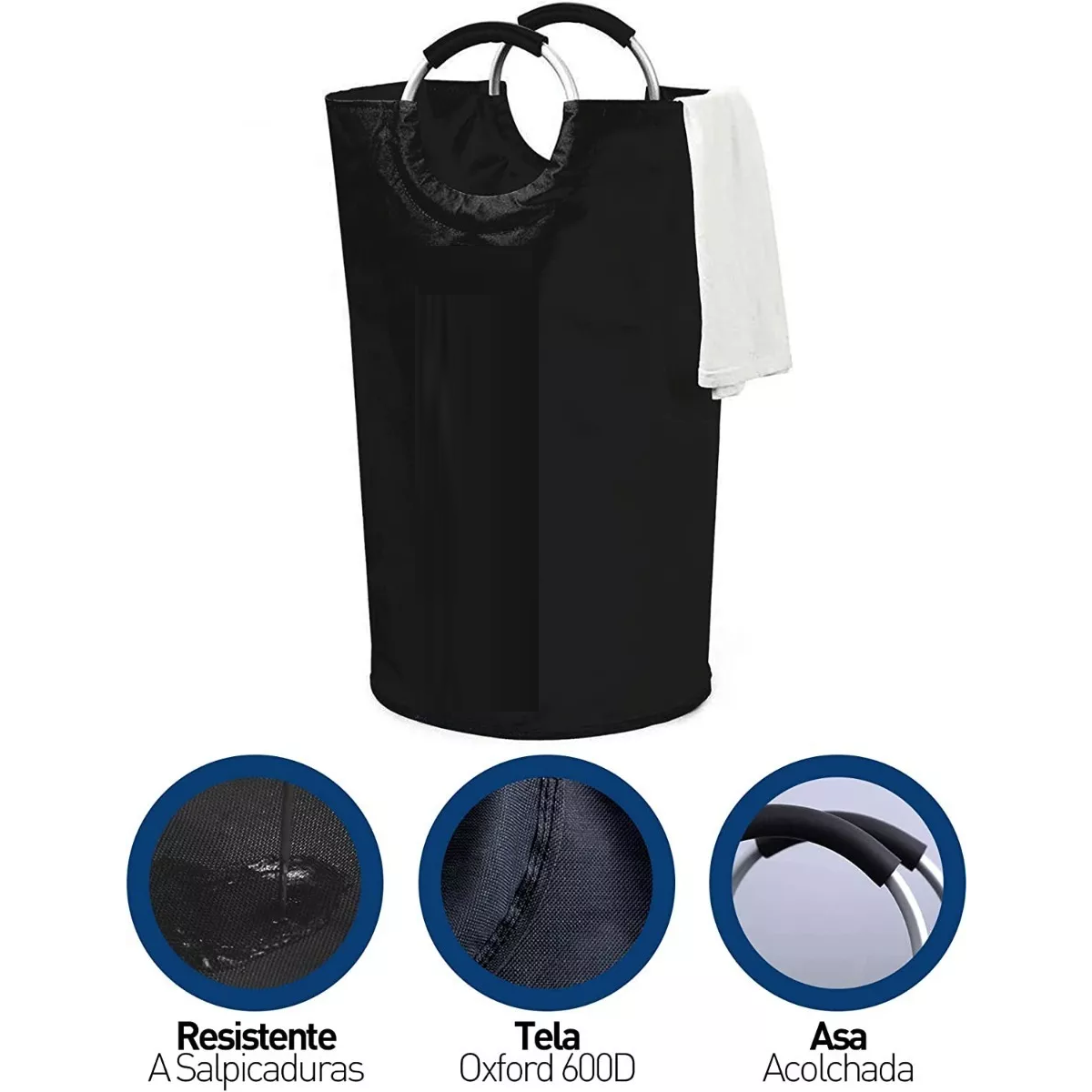 Cesto Ropa Sucia Plegable Organizador Bote Lavanderia Baño
