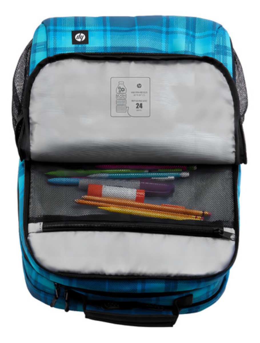 Mochila Hp Campus Xl 16,1 Azul Diseño de la tela Liso azul cuadros
