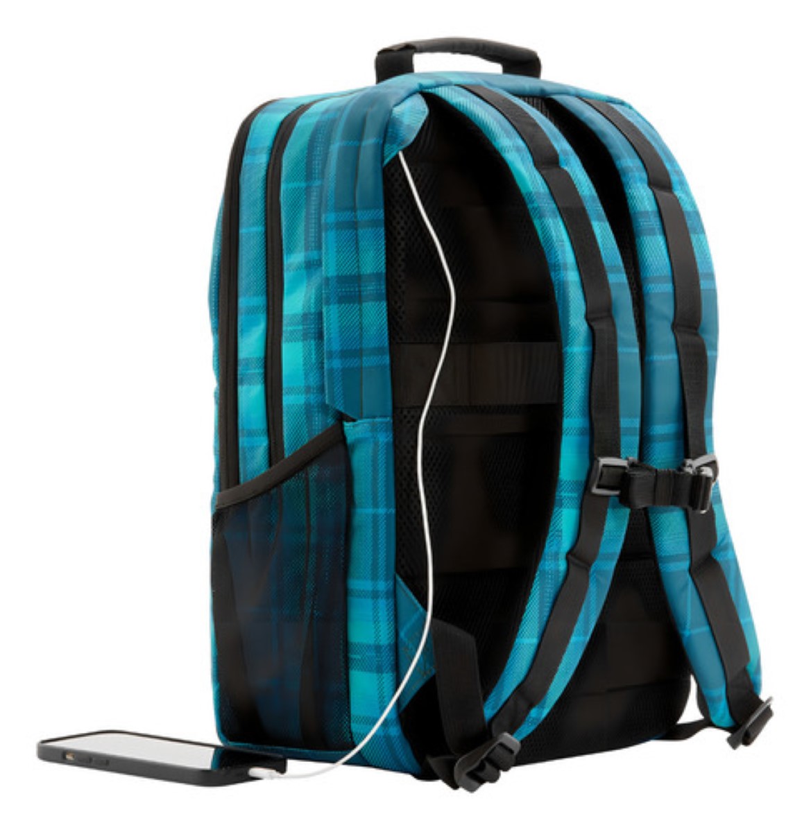 Mochila Hp Campus Xl 16,1 Azul Diseño de la tela Liso azul cuadros
