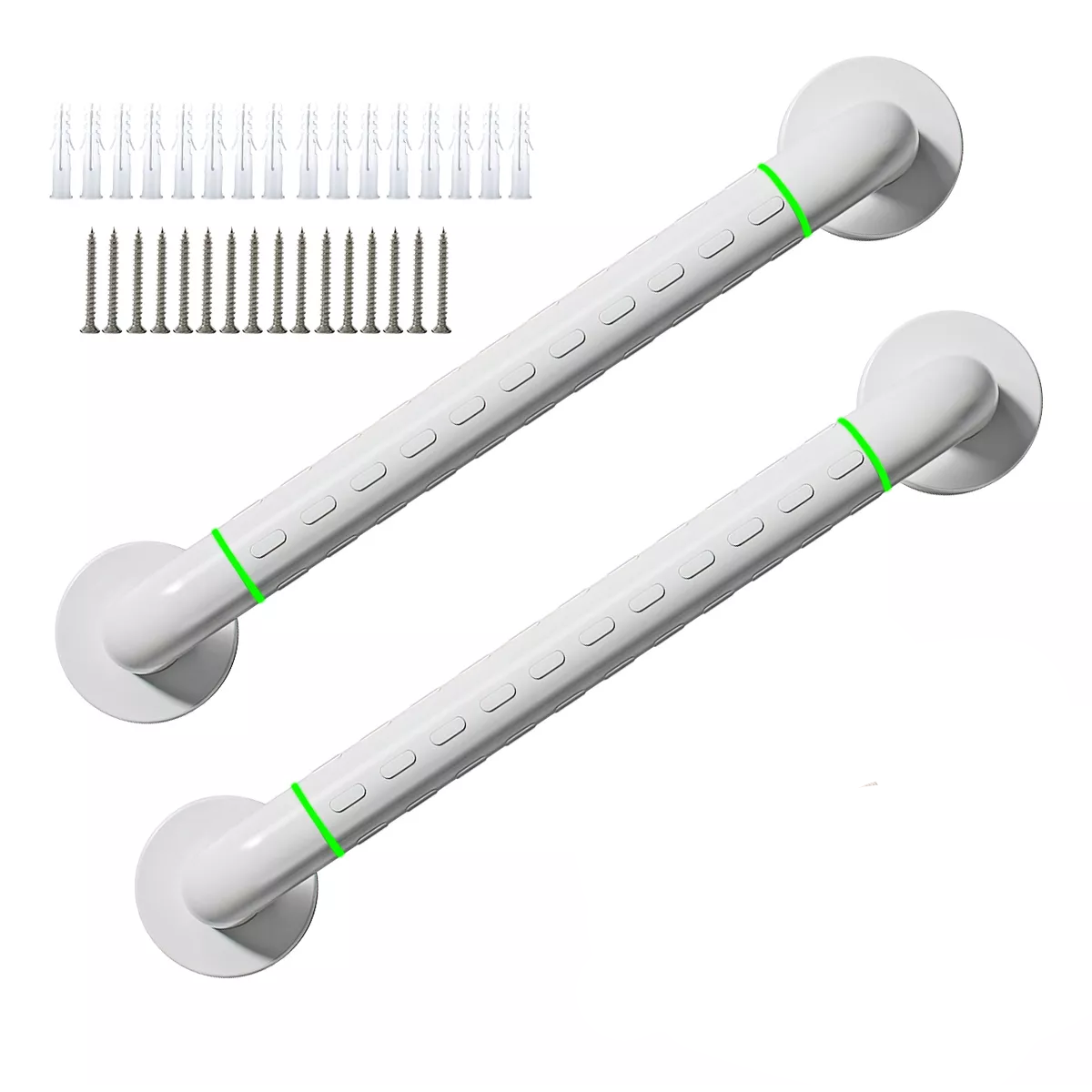 2 Barra Seguridad Apoyo Agarraderas Baño Acero Inox 50cm