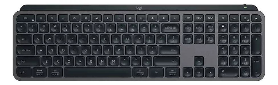 Teclado inalámbrico Logitech Mx Keys S Graphite Idioma inglés