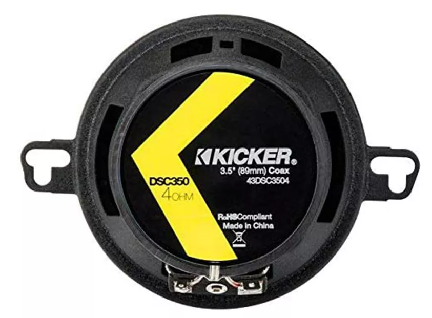 Bocinas Coaxiales Kicker DSC350 3.5 PuLG 2 Vías 20w Rms
