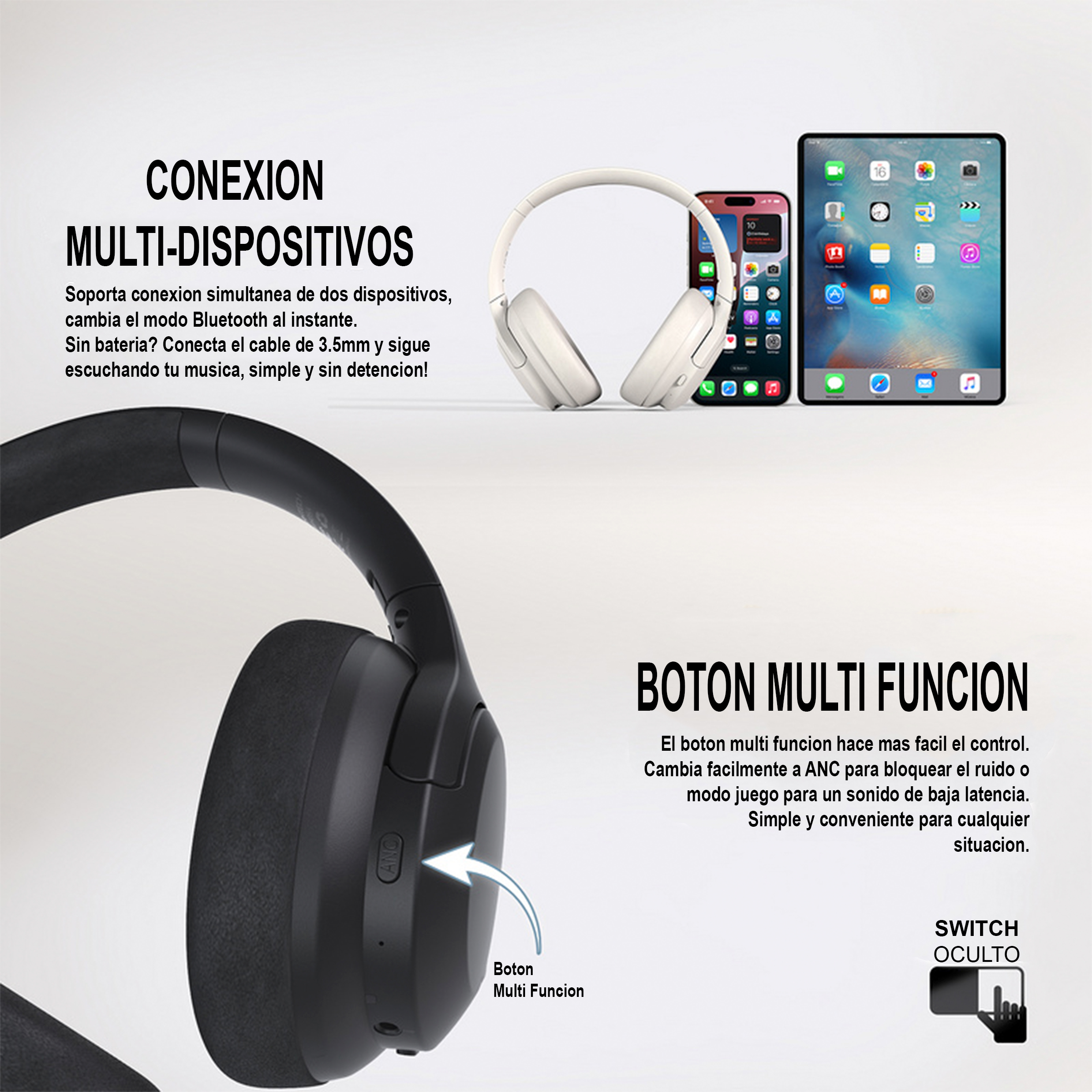 Audifonos Fantech Go Vibe WH05A