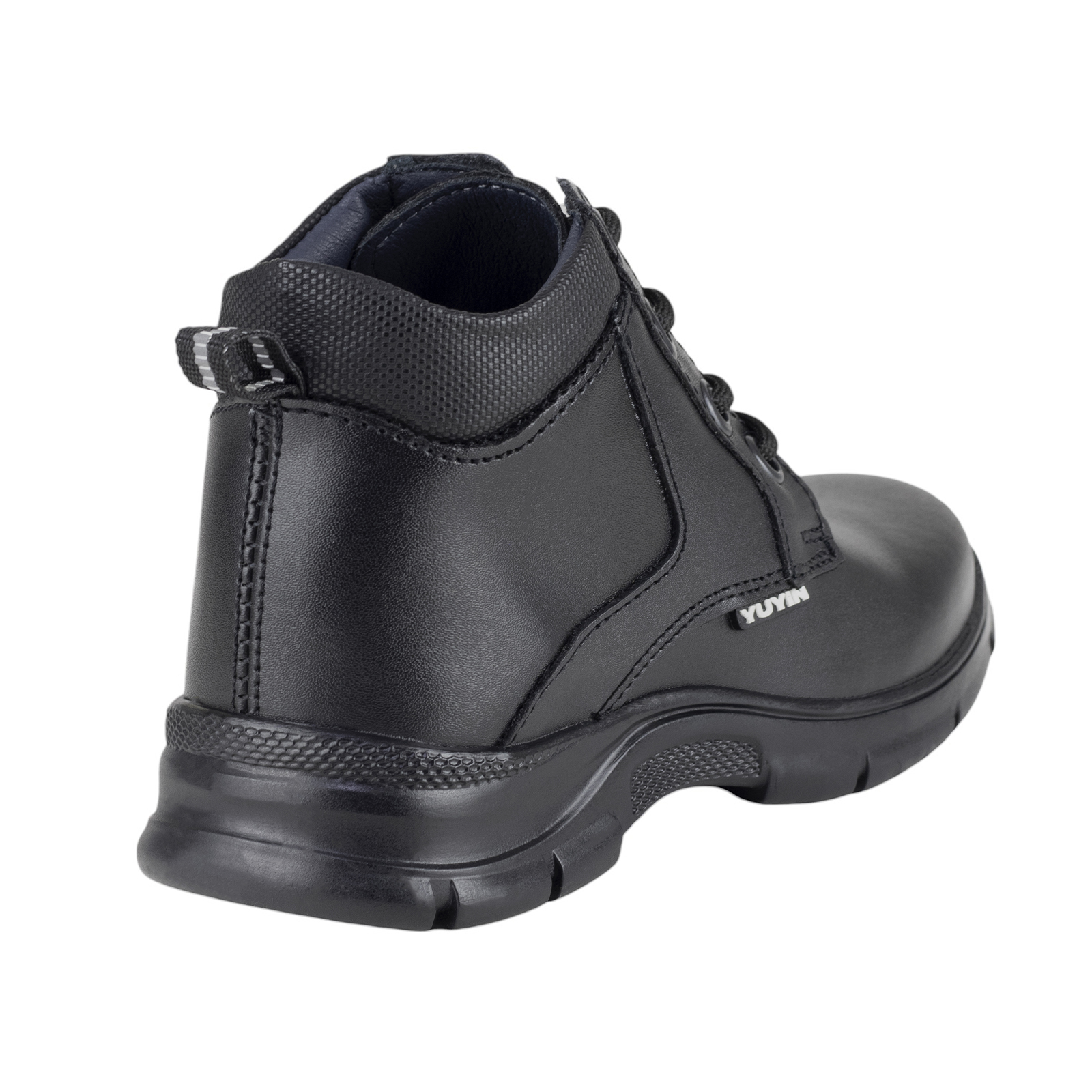 Botin Escolar De Niño Yuyin Antiderrapante 23271 Negro Piel