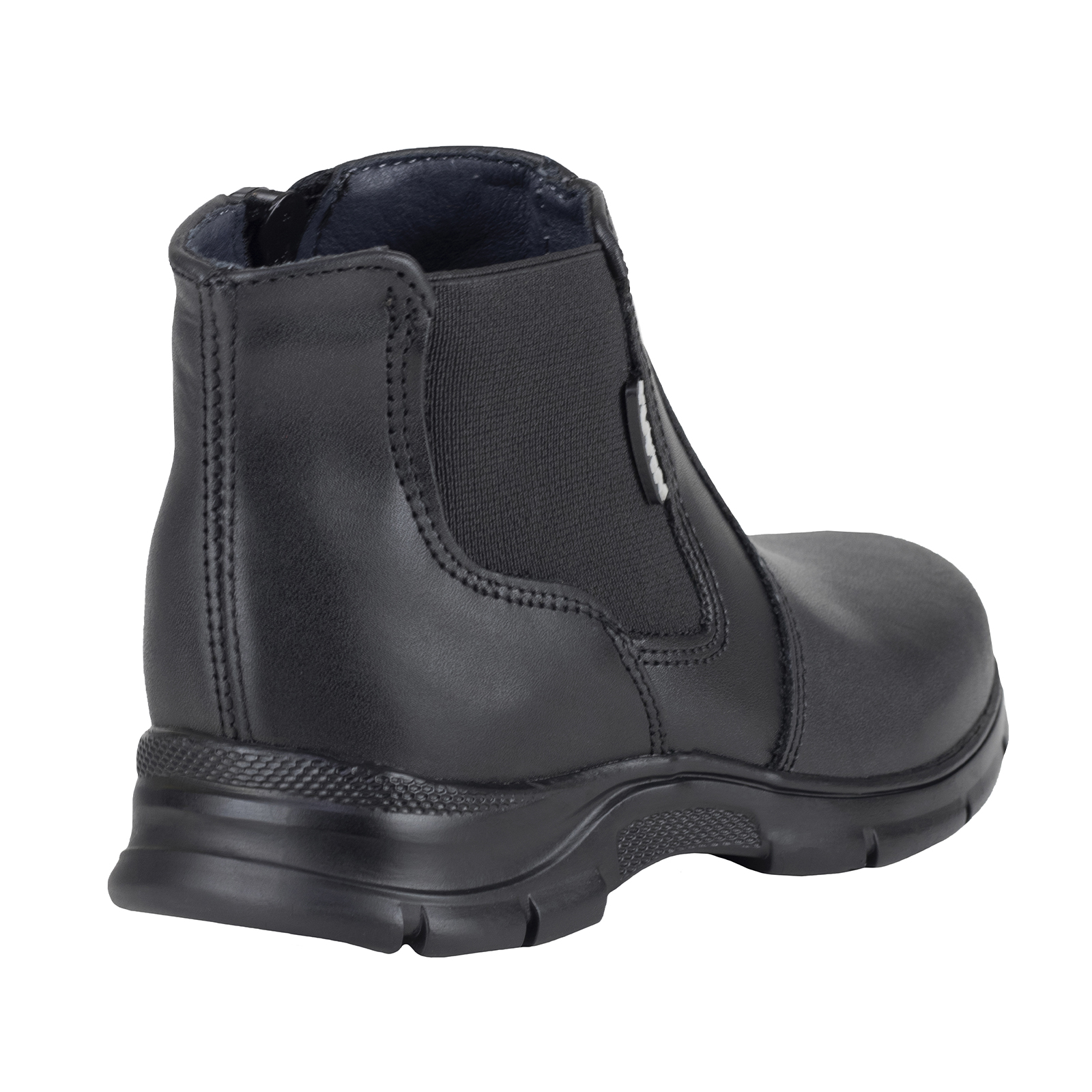 Botin Negro Chelsea De Niño Escolar Yuyin 23272 Negro Cierre