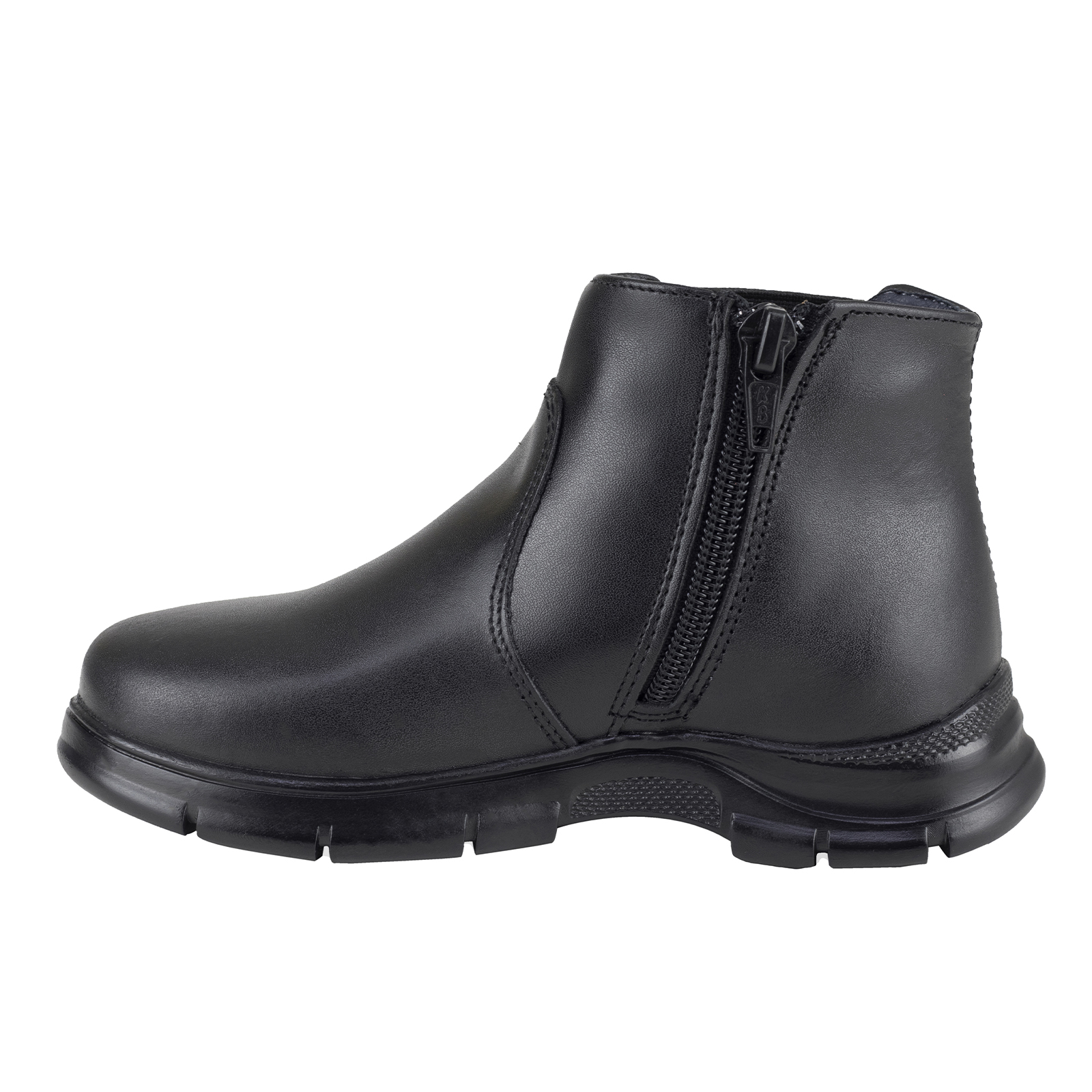 Botin Negro Chelsea De Niño Escolar Yuyin 23272 Negro Cierre