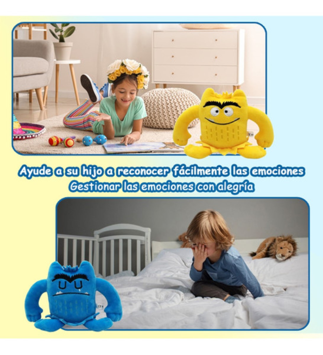 6pcs Muñeco De Peluche Pequeño Monstruo COLORES