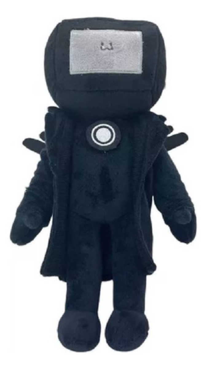 Peluches Titan Speakerman Came Tv Man Juguete Para Bebe 28cm NEGRO