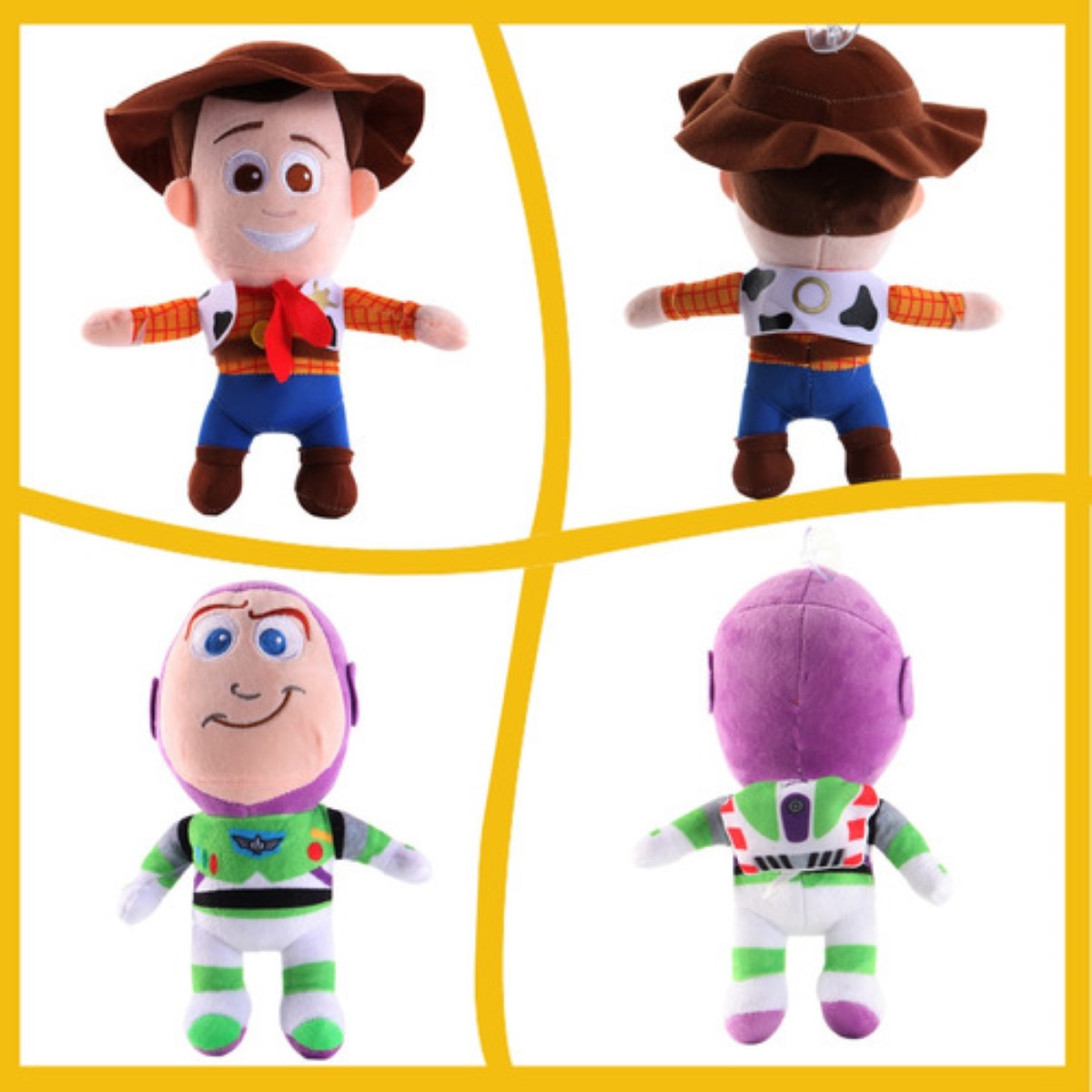 Peluche Woody Vaquero Toy Story 2pcs Calidad Premium 25cm COLORES