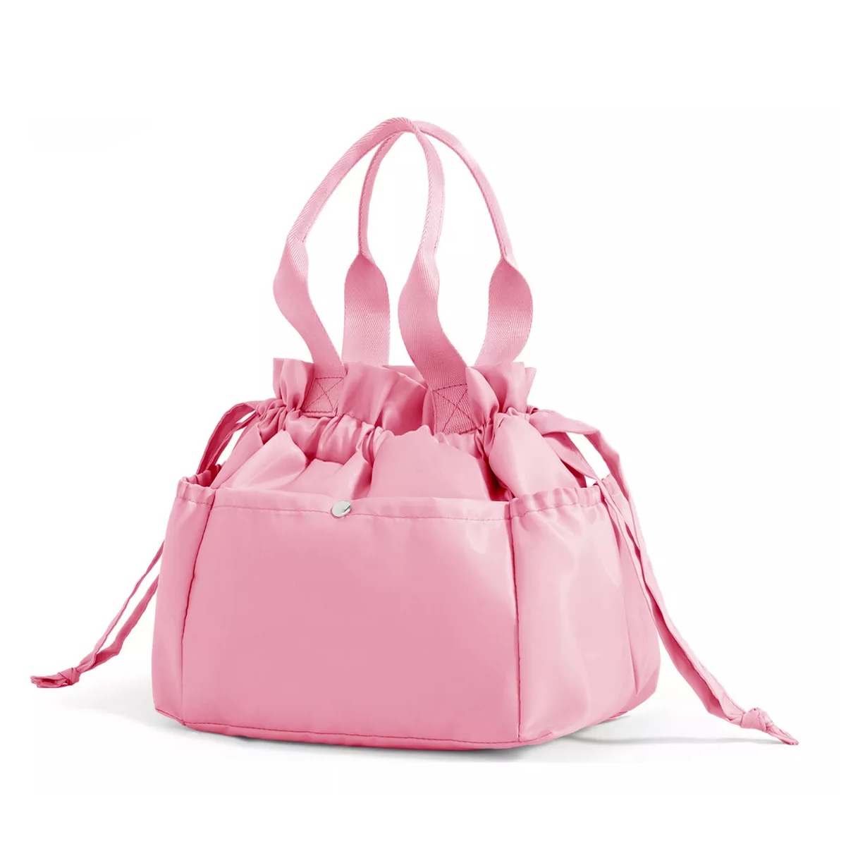 Lonchera Bolsa Térmica Elegante Mujer Aislamiento Frío Calor Rosa