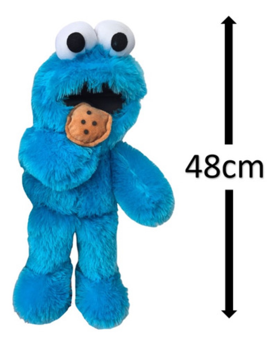 Monstruo Comegalletas Elmo Peluche Soft Premium Plaza Sesamo AZUL