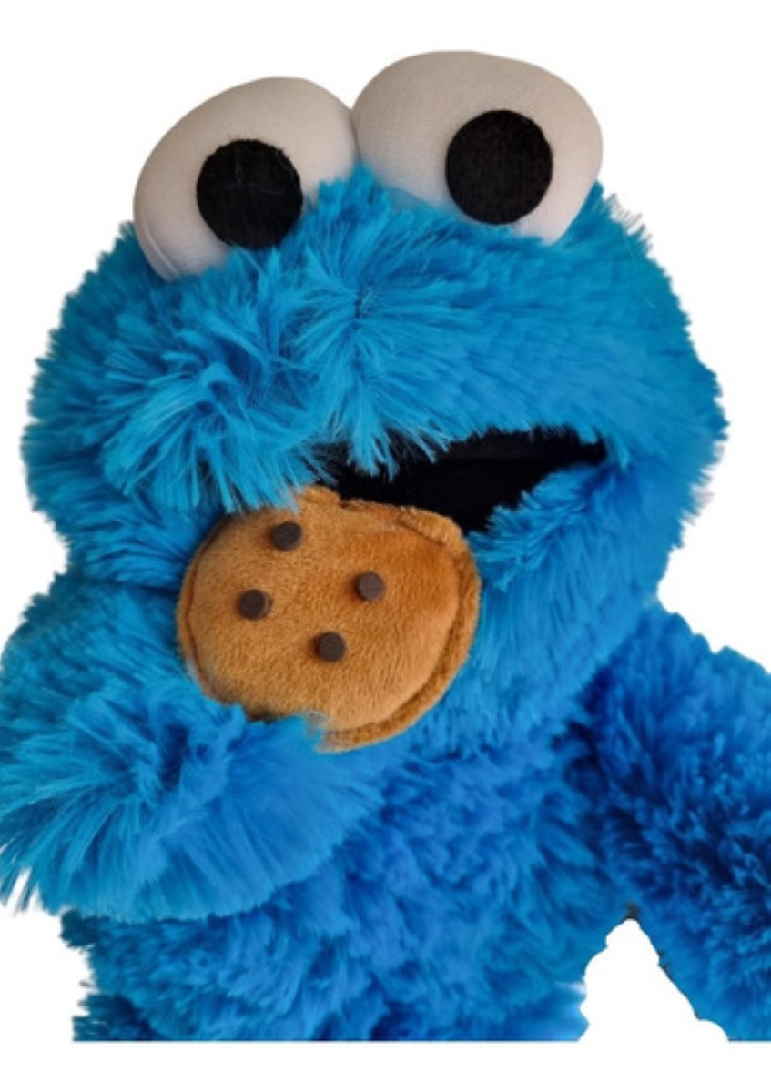 Monstruo Comegalletas Elmo Peluche Soft Premium Plaza Sesamo AZUL