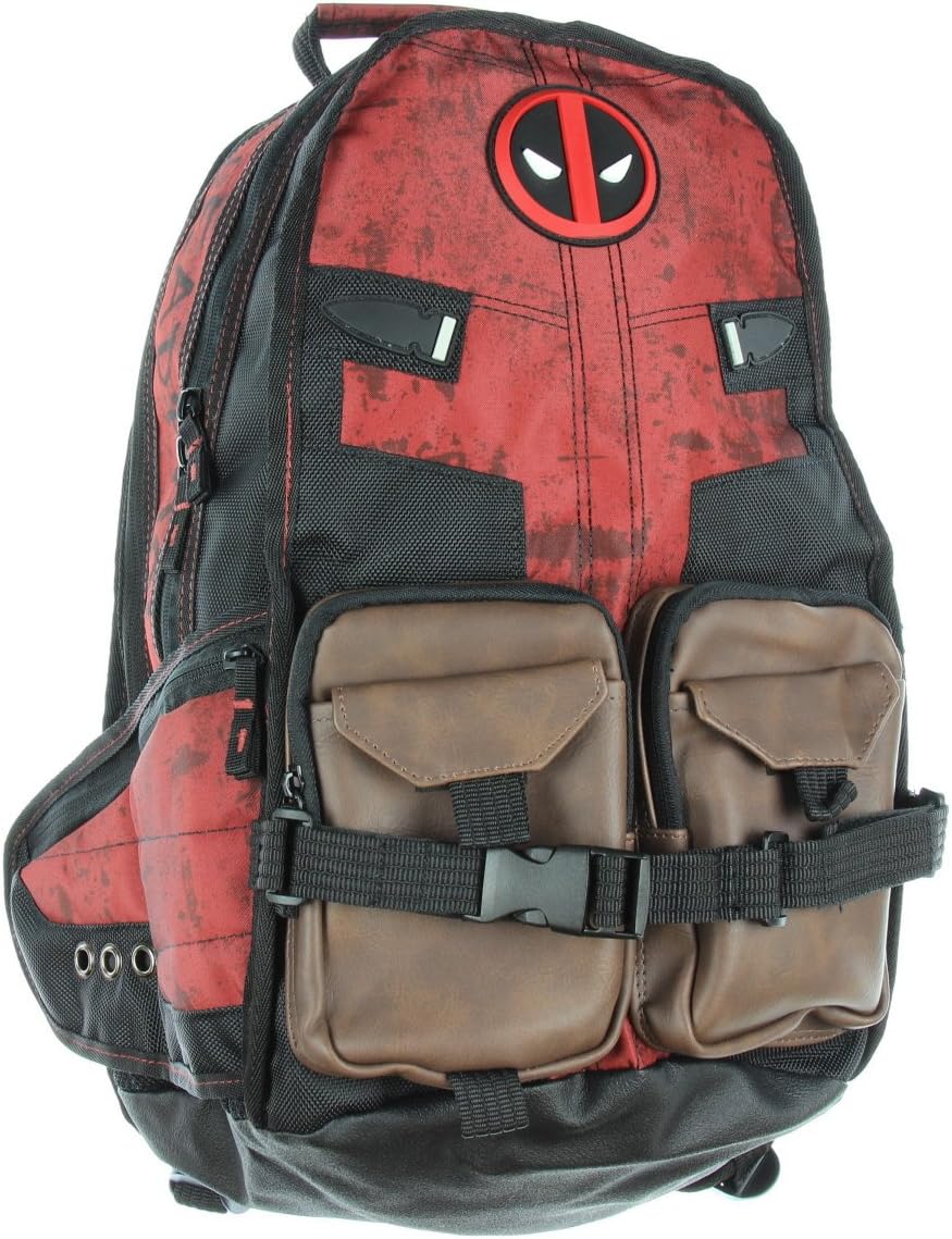 Mochila Escolar Marvel Deadpool Laptop Regreso a Clases