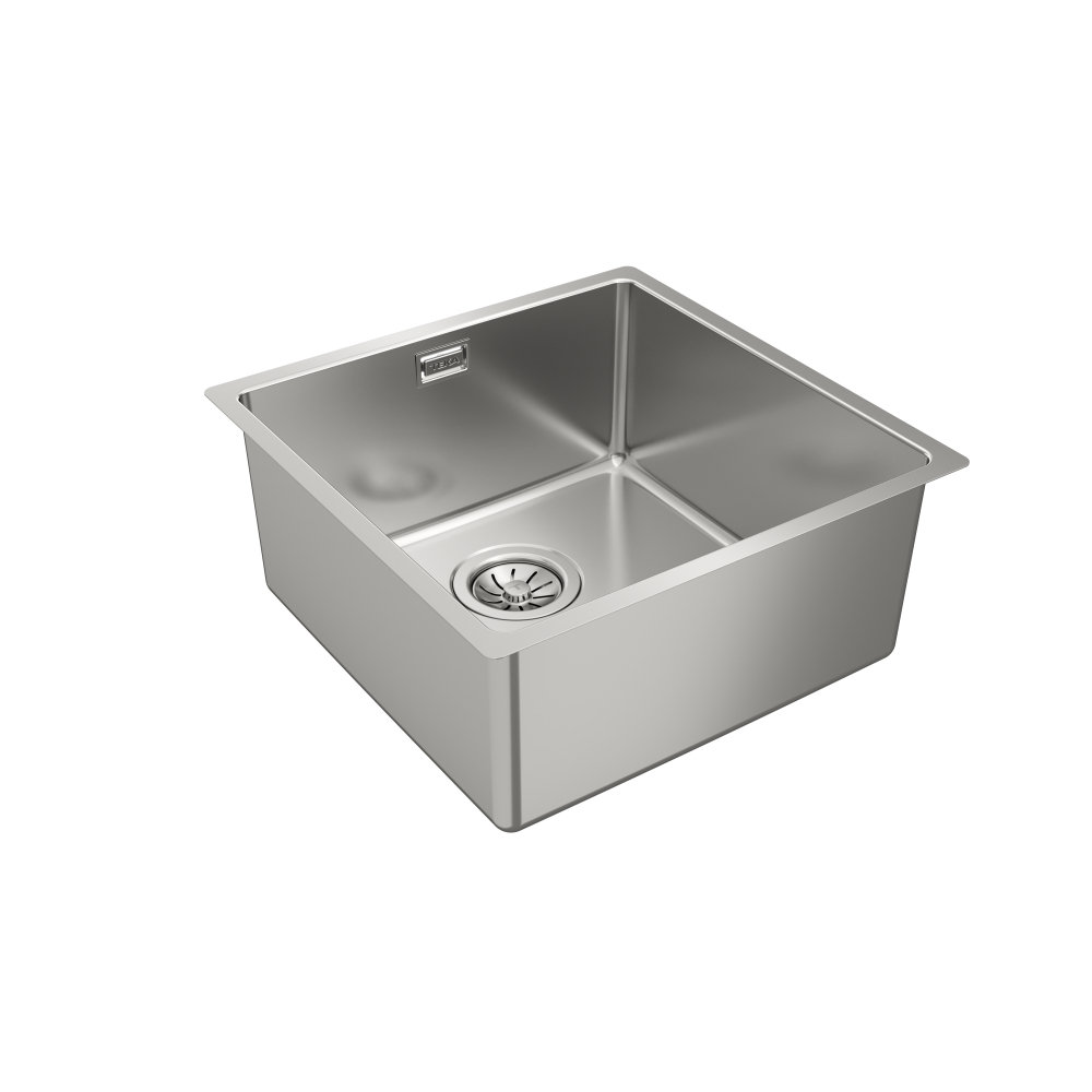TARJA / FREGADERO TEKA BE LINEA RS15 40.40 PARA SUBMONTAR DE 44 CM (17 PULGADAS) CON UNA TINA EN ACERO INOXIDABLE