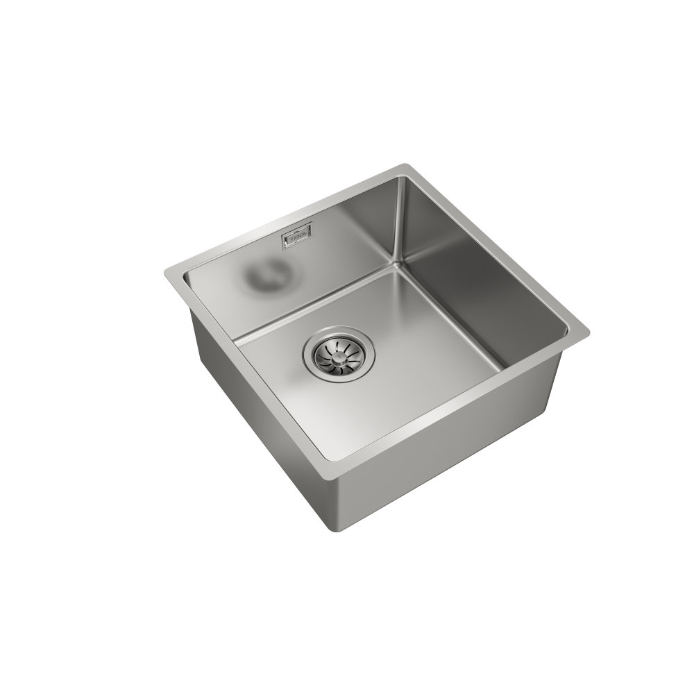 TARJA / FREGADERO TEKA BE LINEA RS15 40.40 PARA SUBMONTAR DE 44 CM (17 PULGADAS) CON UNA TINA EN ACERO INOXIDABLE