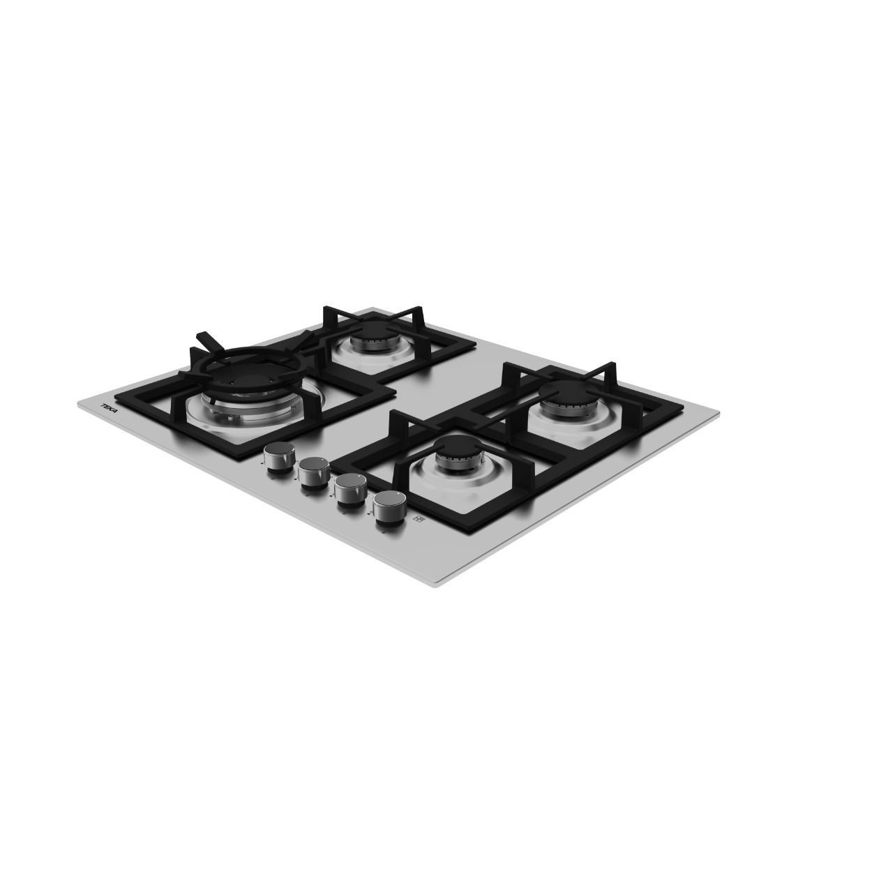 Parrilla Empotrable Gas EFX 60.1 4G AI AL DR CI 60 cm (24") Acero Inox.