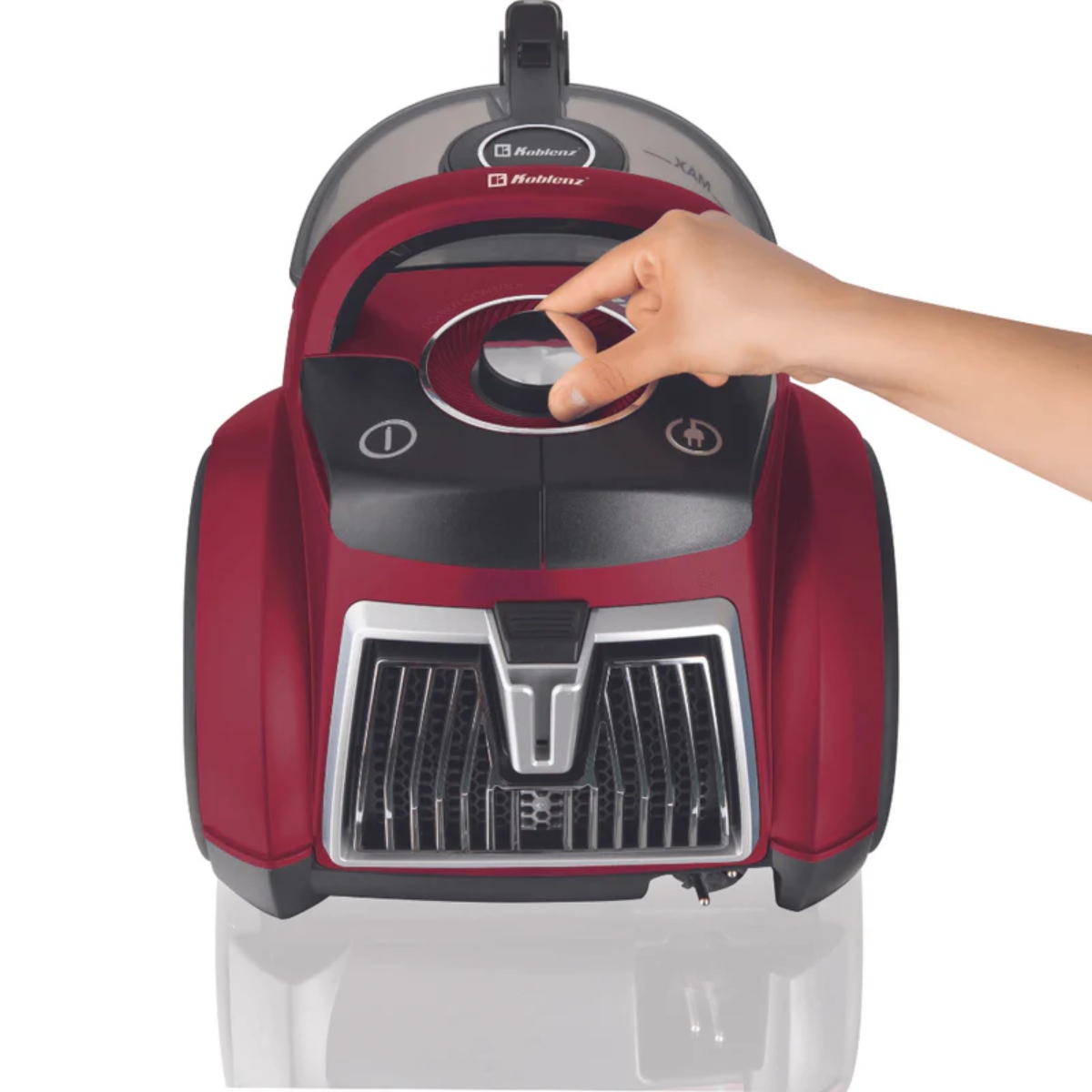 Aspiradora Koblenz RCV-1800 Aries Filtro HEPA, 1800W Rojo Oscuro ENDY7