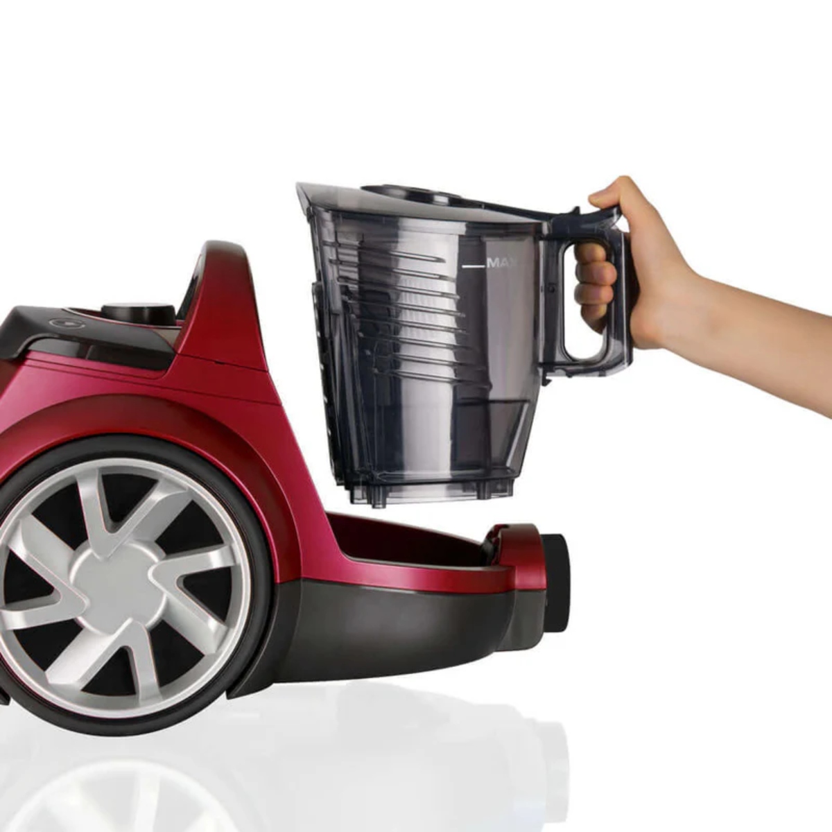 Aspiradora Koblenz RCV-1800 Aries Filtro HEPA, 1800W Rojo Oscuro ENDY7