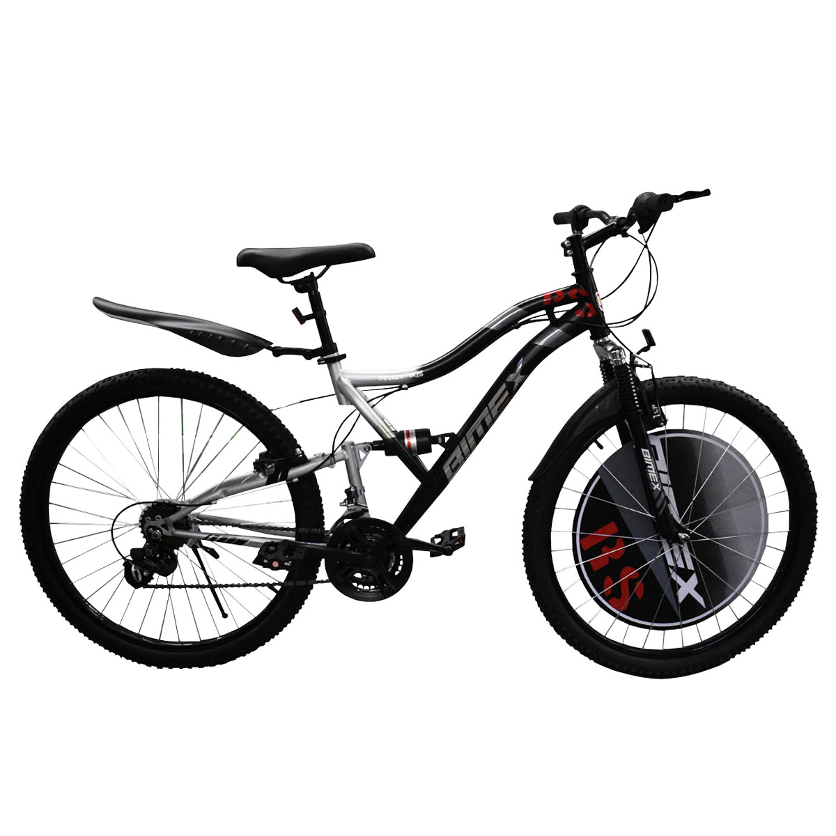 Bicicleta Bimex Montaña  R26 Negro Acero  Hombre