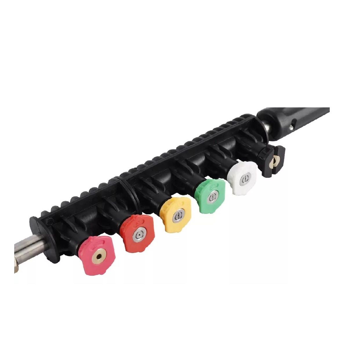 Kit Lanza Extensión Y Boquillas Para Hidrolavadora Karcher Negro