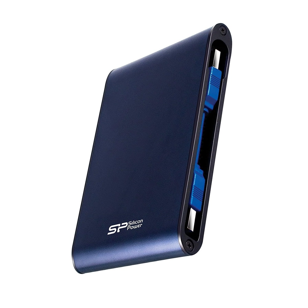 Silicon Power Disco Duro Externo, Armor A80, 2.5'', 1TB, USB 3.0, Color Azul, Mac / PC, SPHDA80A-1TB