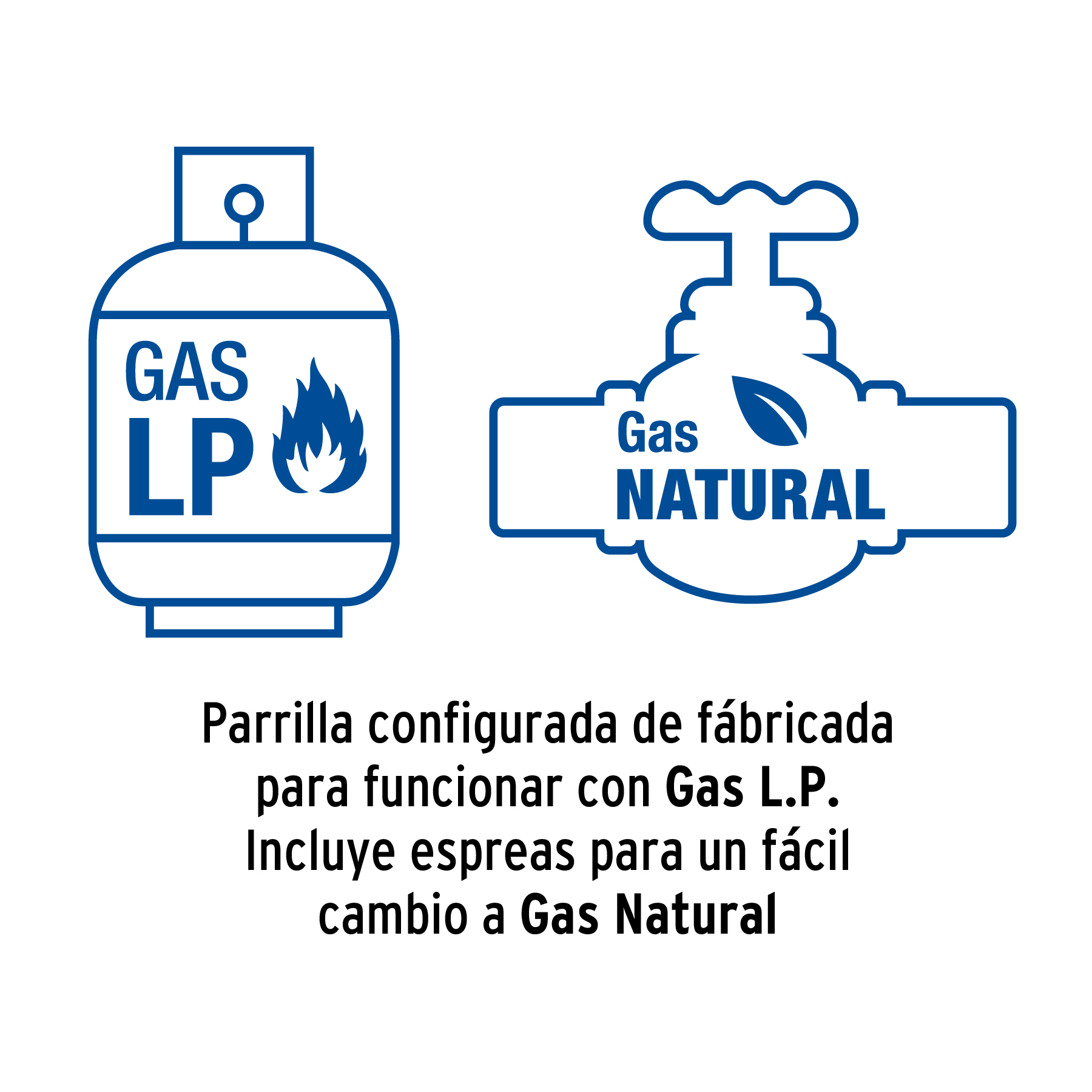 Parrilla gas empotrable de 5 quem, vidrio negro, Riviera medidas 7 x 77 x 51 cm