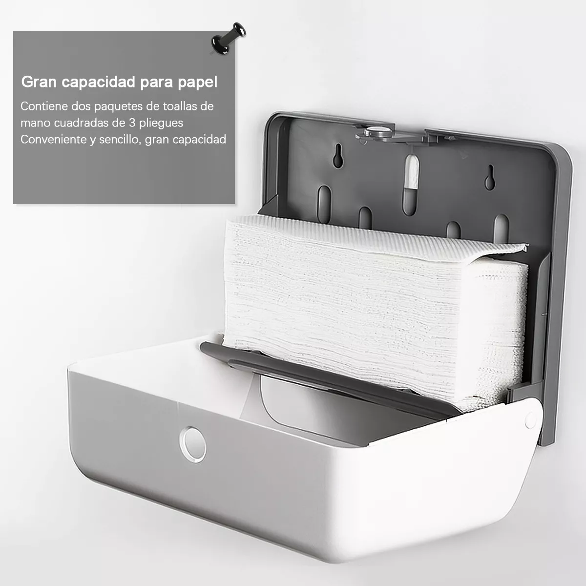 Dispensador De Papel Toallas Sanitas Para Cocina Y Baños