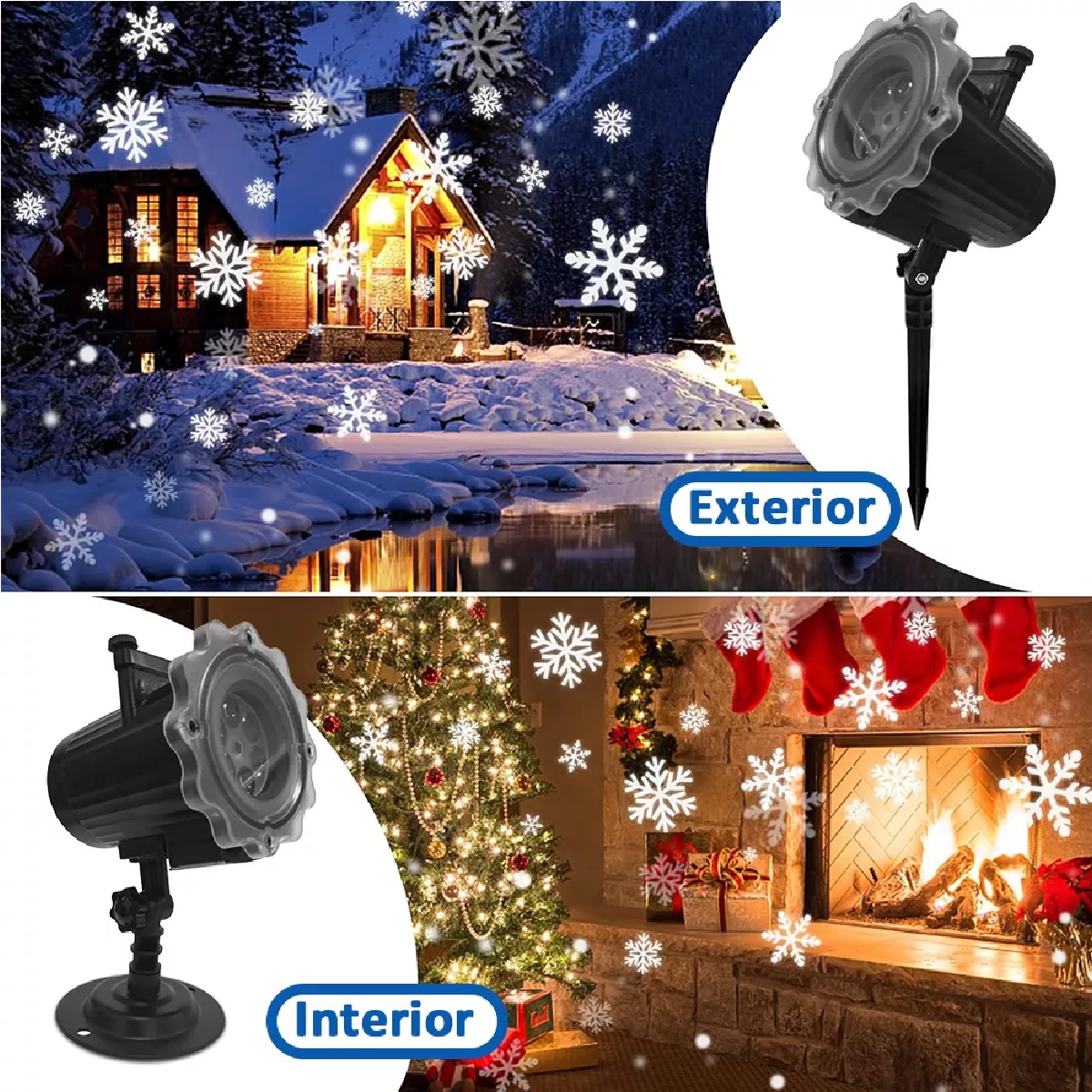 Proyector Luces Led Navidad Dia Muertos Cumpleaños Hallowen