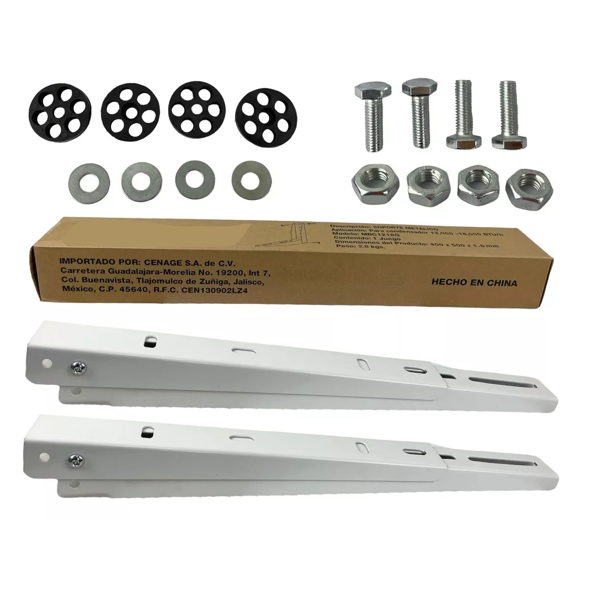 Base soporte pared para condensadora de minisplit universal