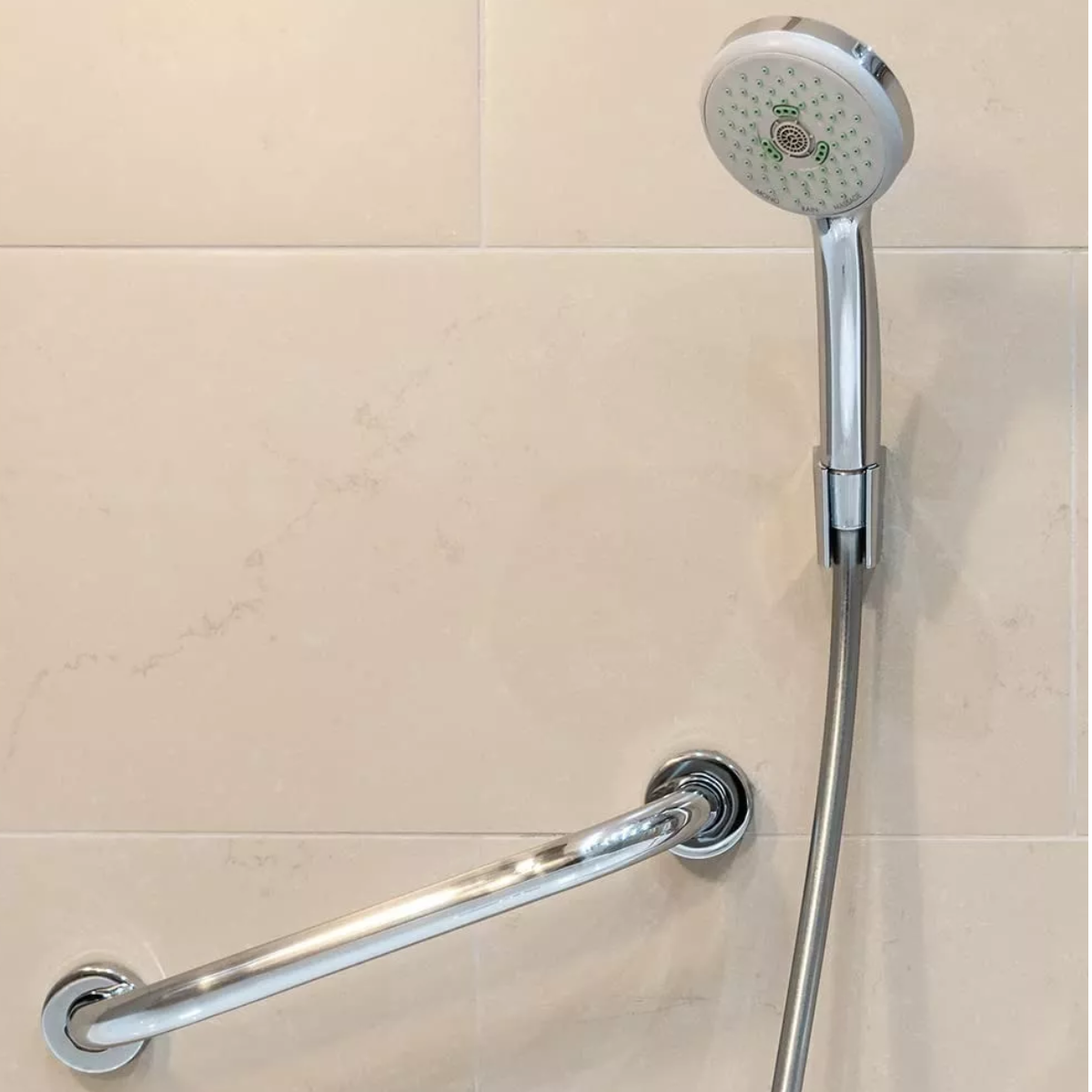 Barra De Seguridad Baño Pasamanos Acero Inox Wc 50cm 2 Pcs