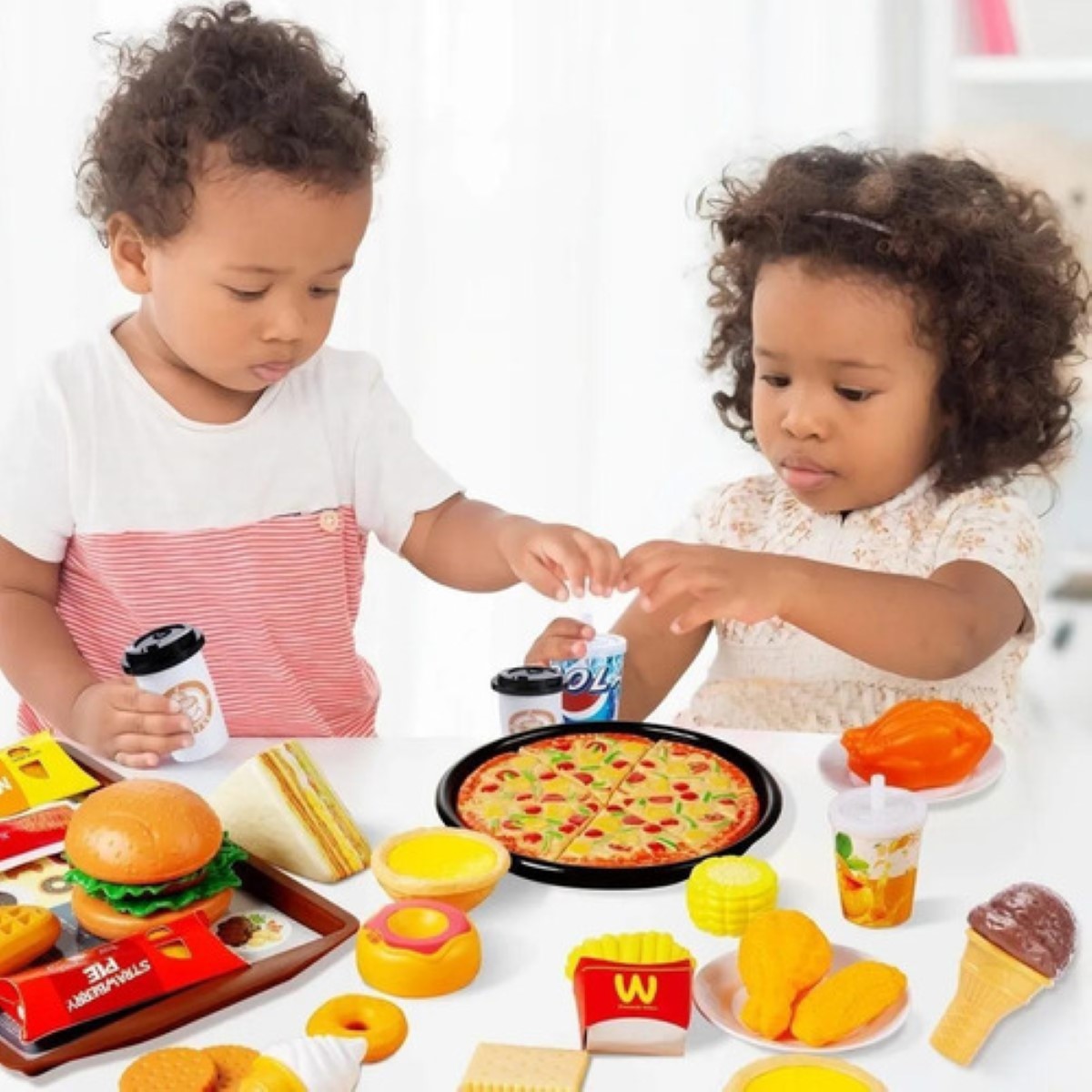 Juego De Elementos De Cocina, Juguetes De Comida Para Niños COLORES