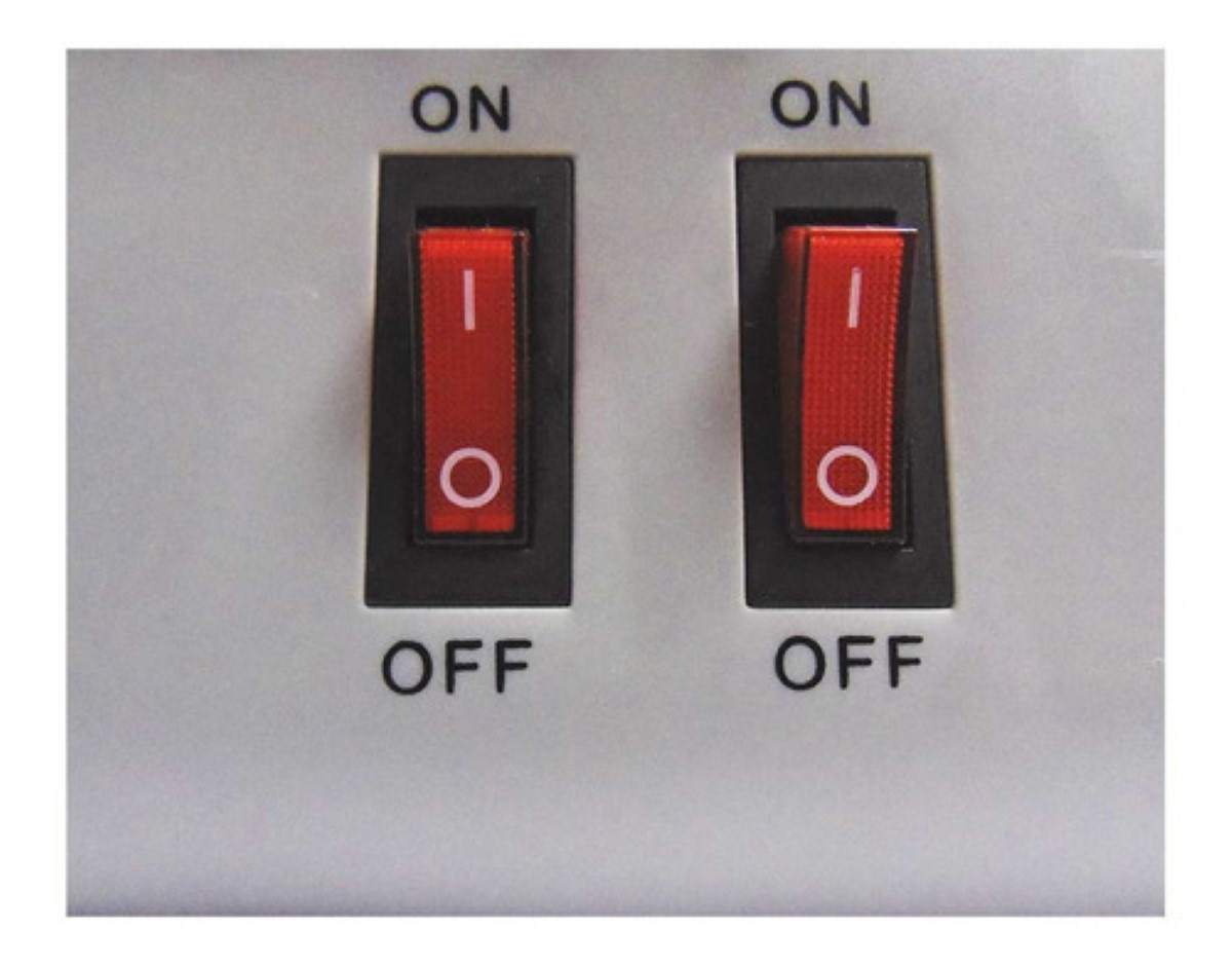 Calefactor Calentador Electrico Cuarzo 2 Niveles Calefaccion gris 