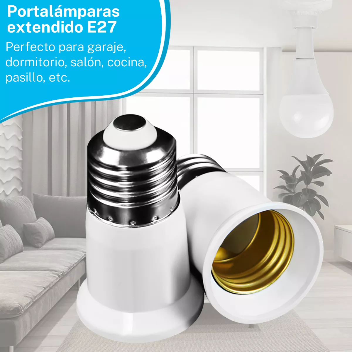 Extensión Socket Para Lámpara De E27 10pcs