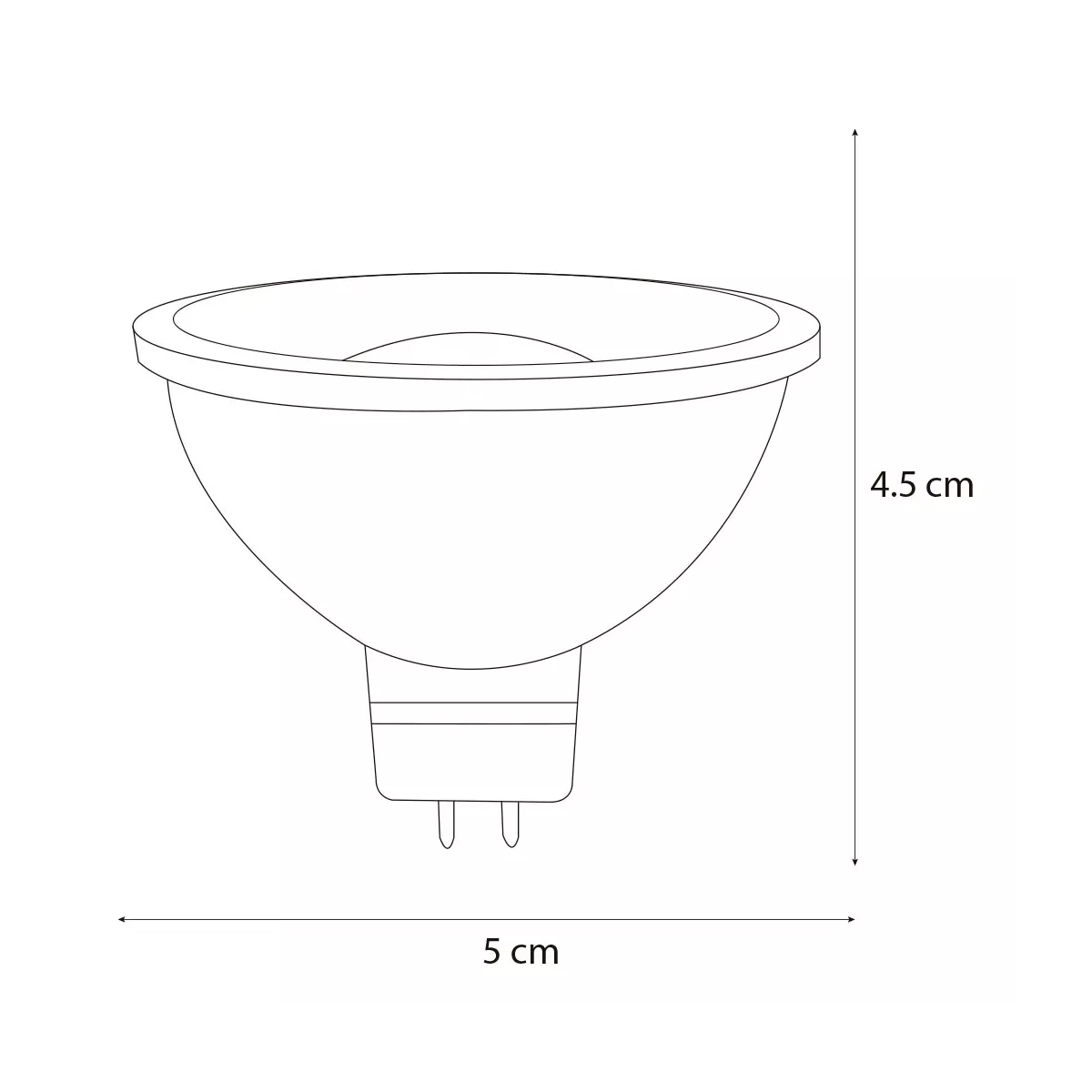 Paquete 8 Focos Luz Blanca 6500k 3w