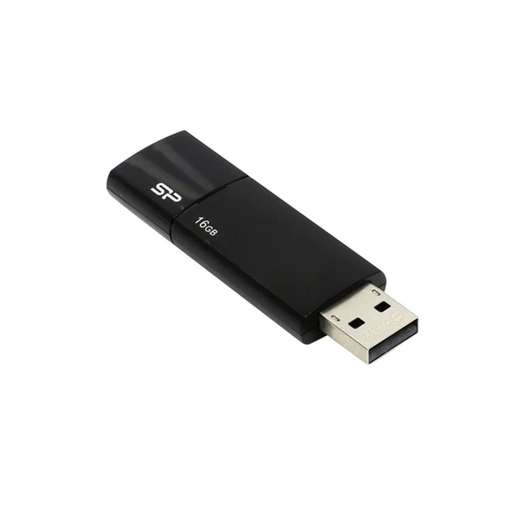 Silicon Power, Memoria USB U05, Color Negro, 16GB USB2.0, SPU05N-16GB