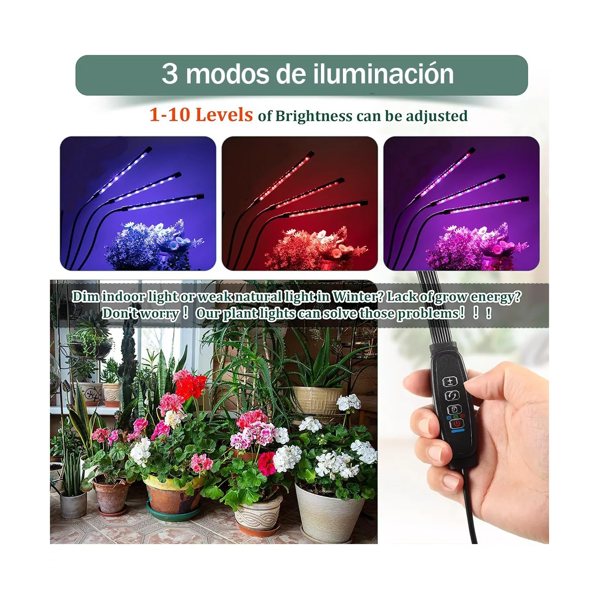 Lámpara Luz Led Para Crecimiento De Plantas