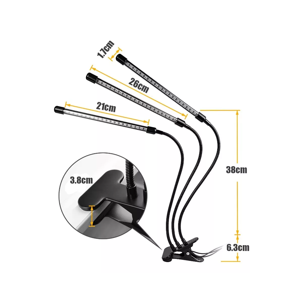 Lámpara Luz Led Para Crecimiento De Plantas