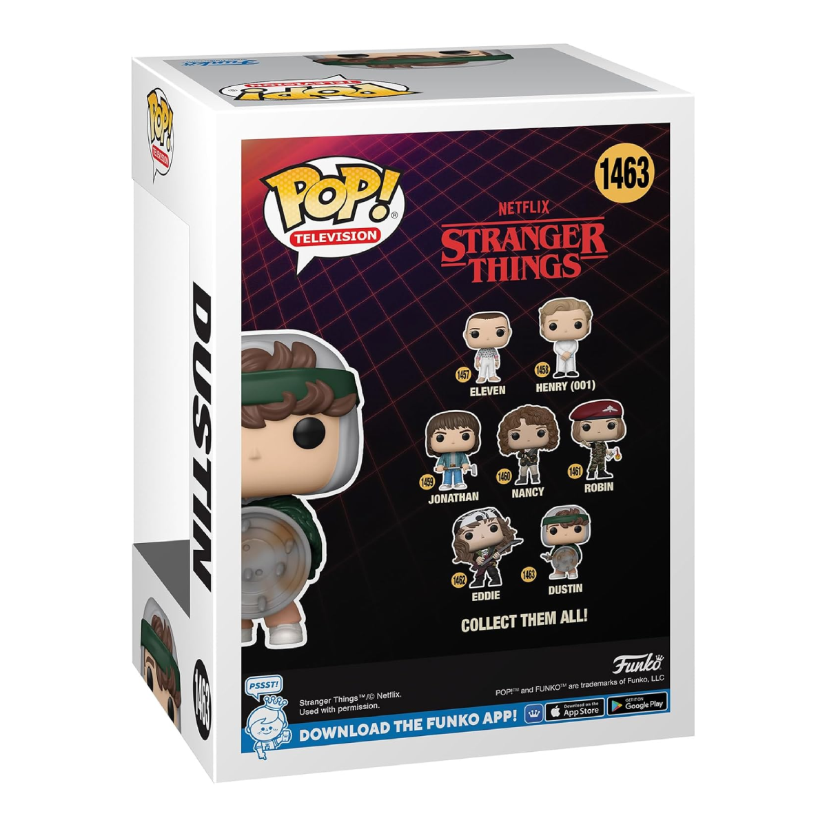 Funko Pop TV: Stranger Things S4 - Hunter Dustin Con Escudo